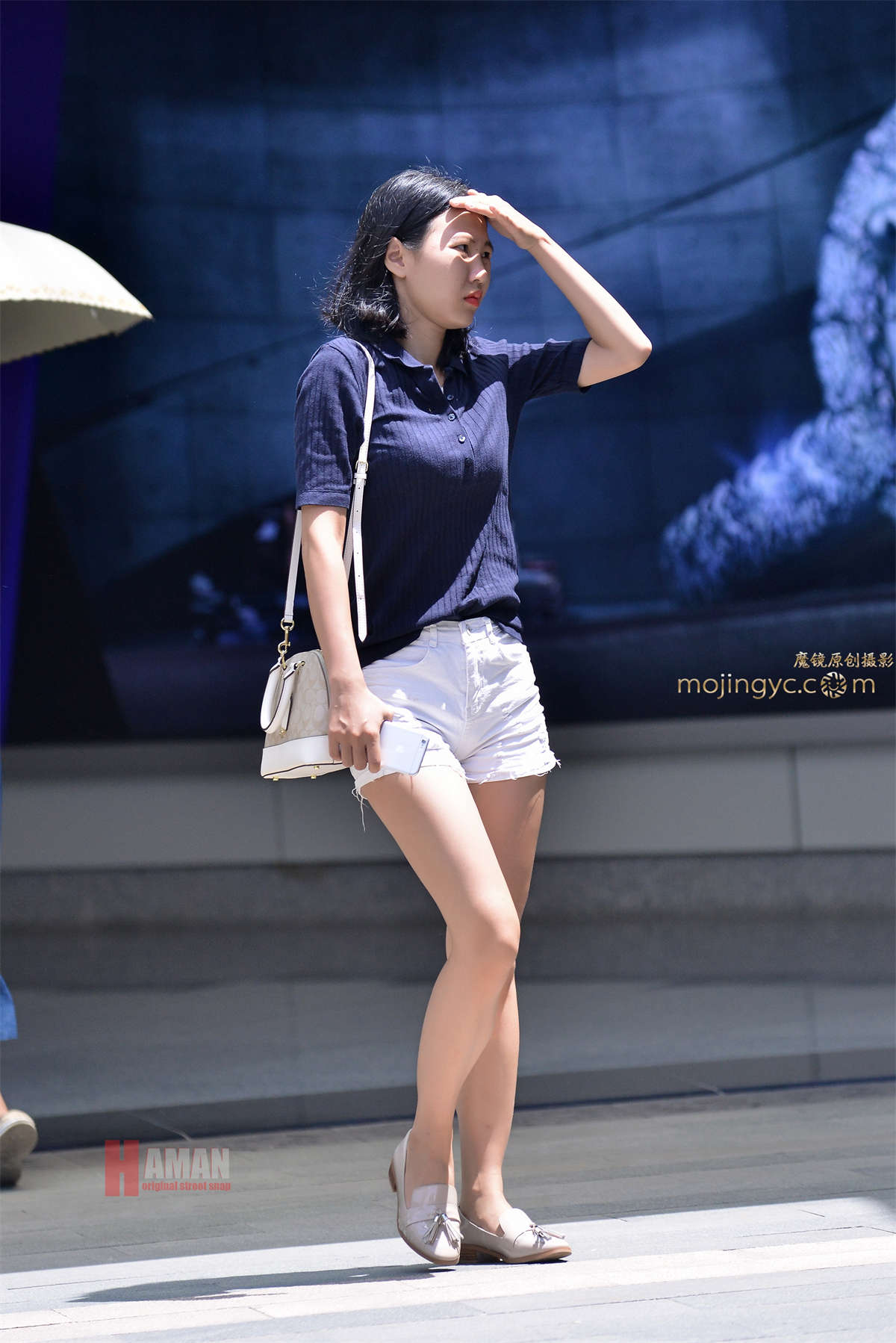 远射篇——白热裤X街拍-日更街拍