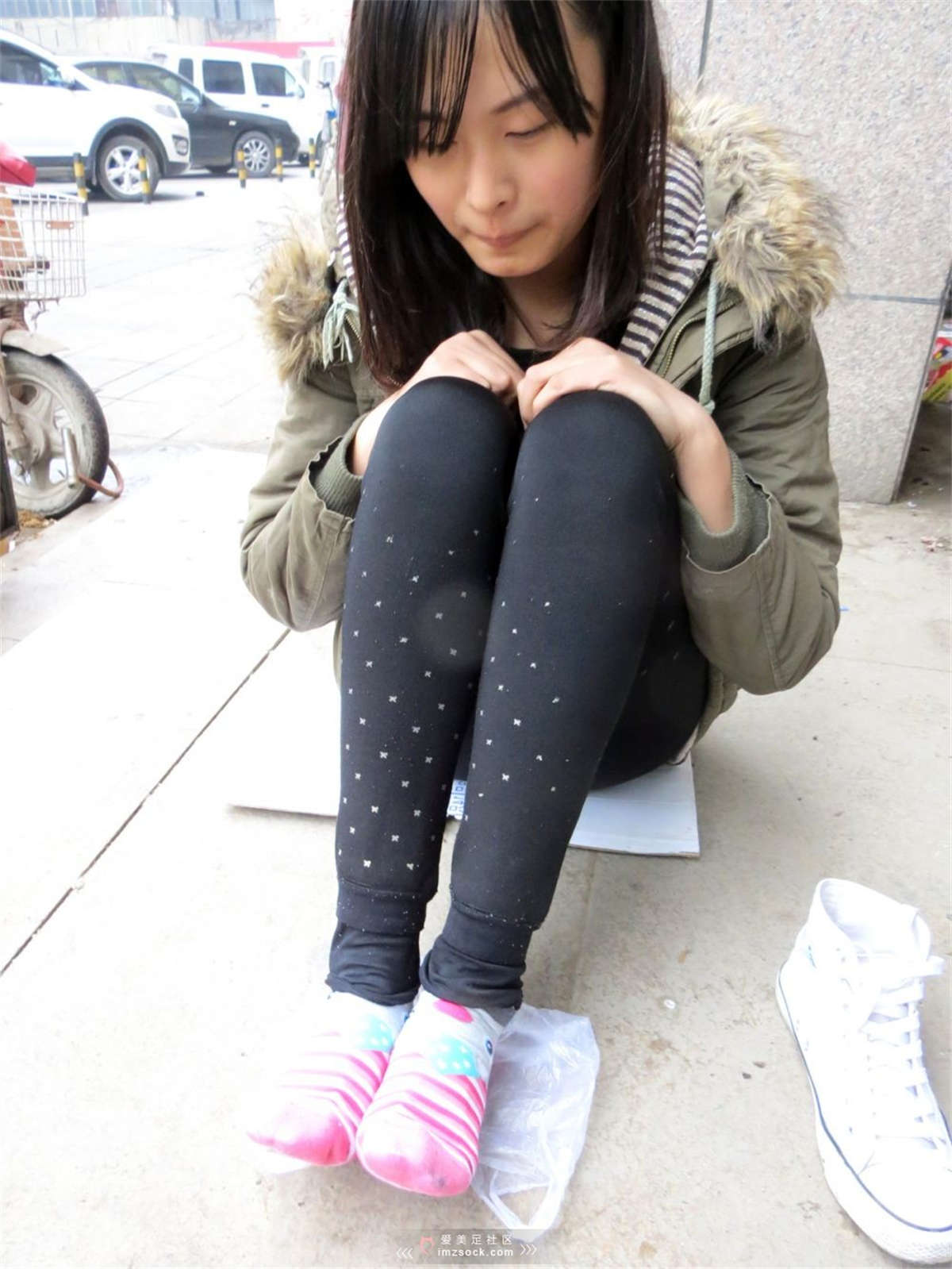 MZSOCK-2018 No.17 帆布鞋卡通棉袜清晰足底-日更街拍