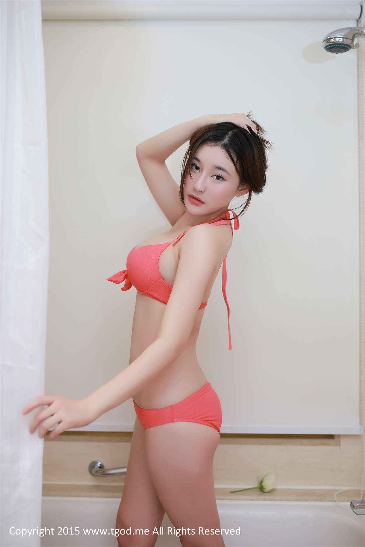 TGOD推女神 2015.01.29 牛奶玫瑰浴 完美肌肤 嘟嘟bear-日更街拍