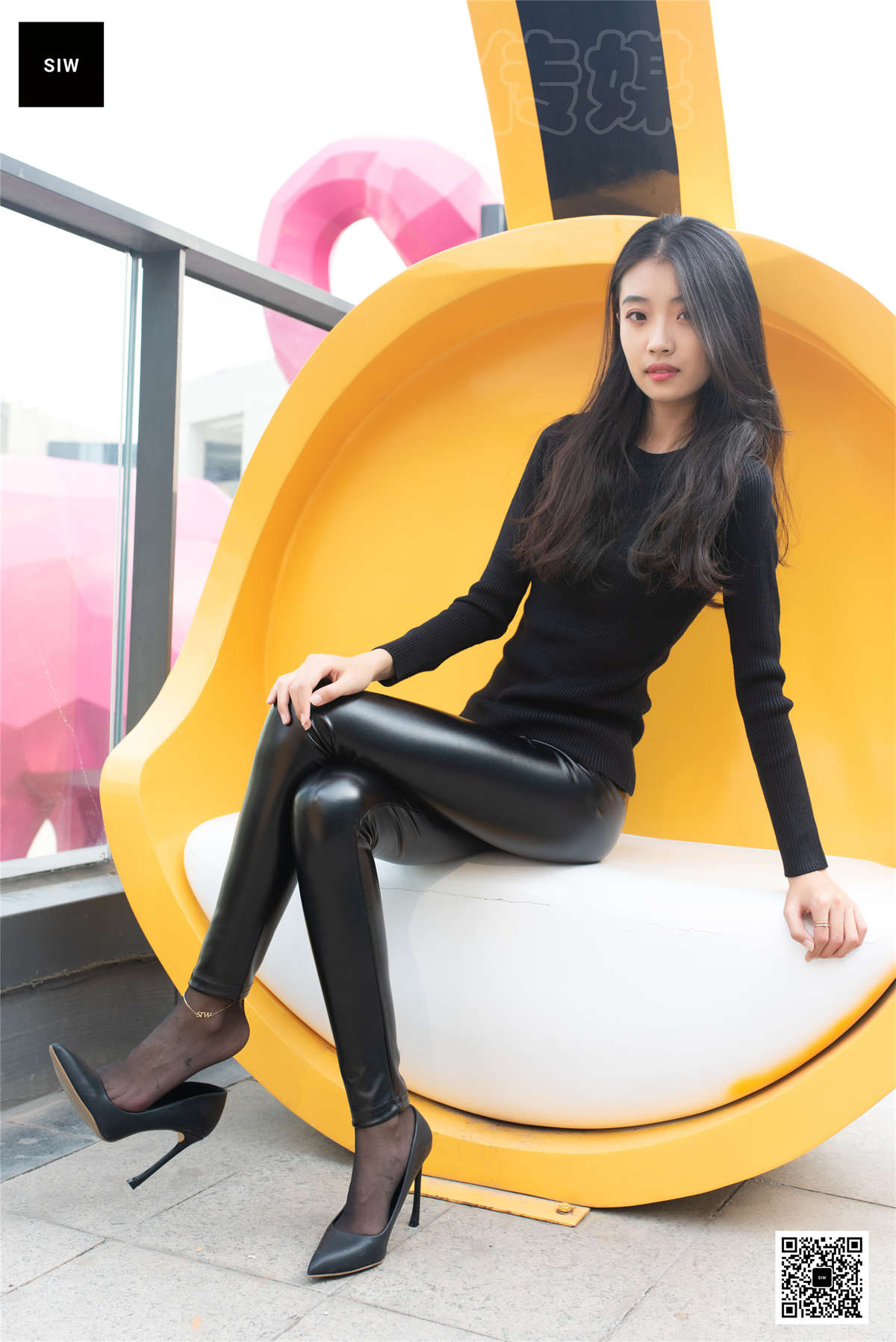 图片[2]-SIW斯文传媒 VOL.054 皮裤里丝 蓉儿-日更街拍