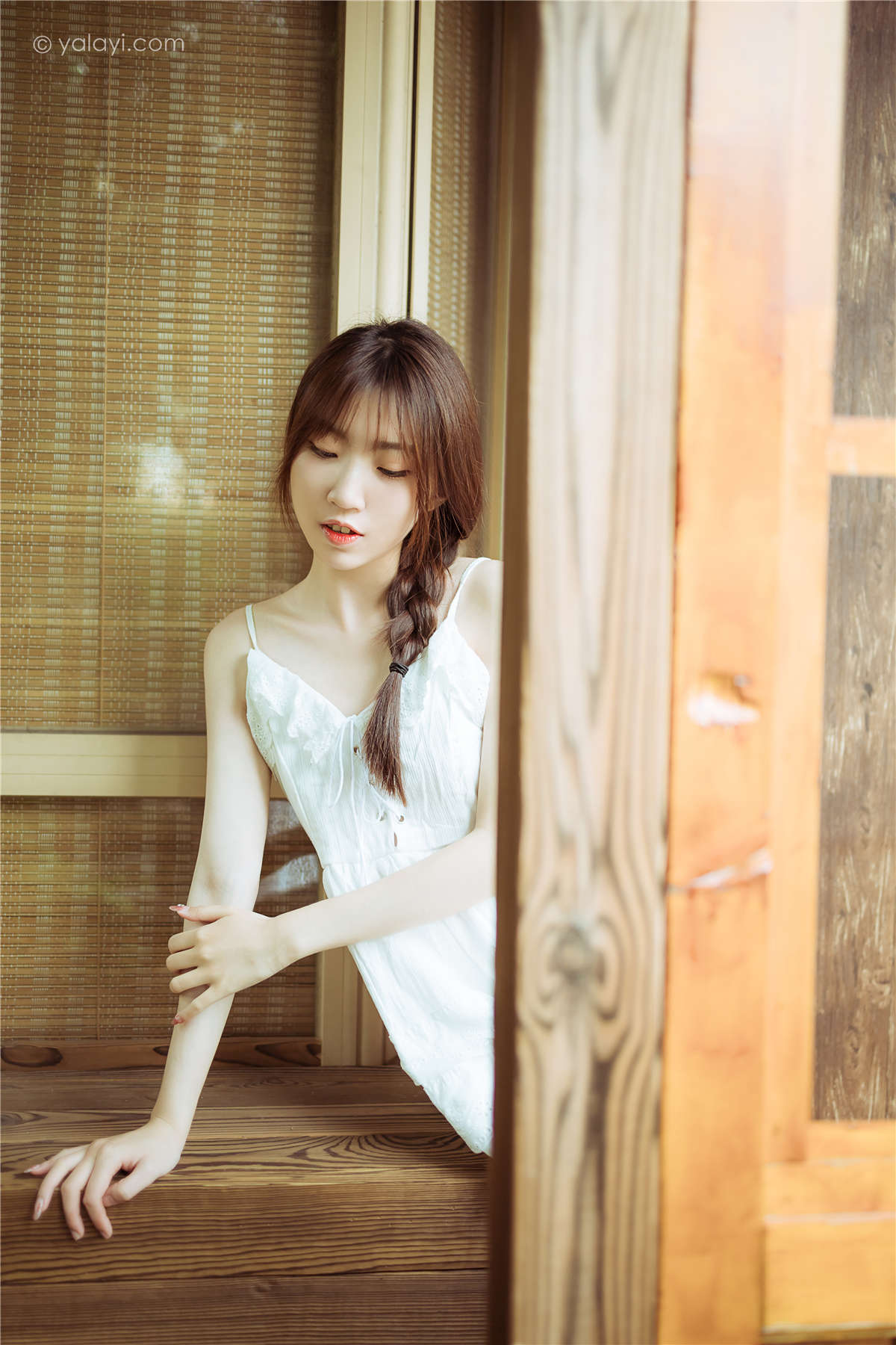 图片[2]-YALAYI雅拉伊 NO.715 小乔 雨后花园-日更街拍