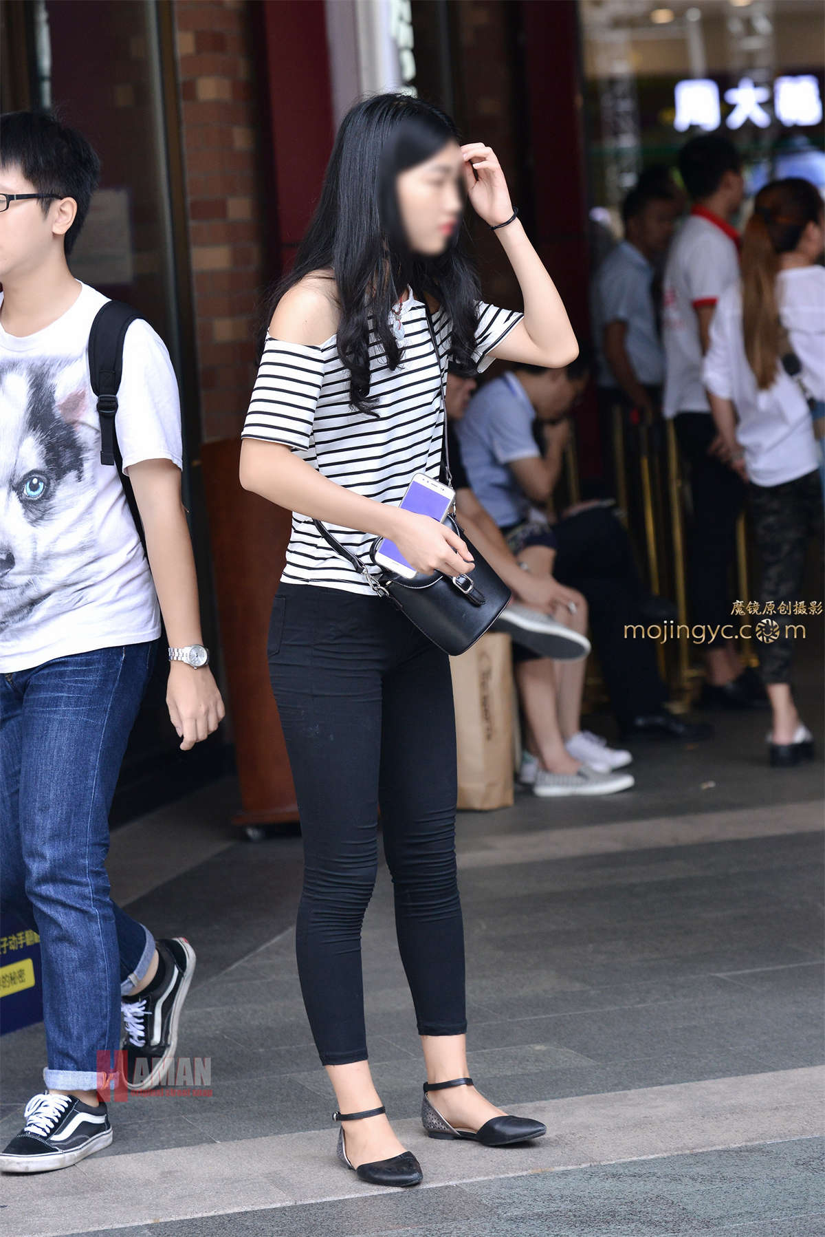 远射篇——黑裤Z街拍-日更街拍