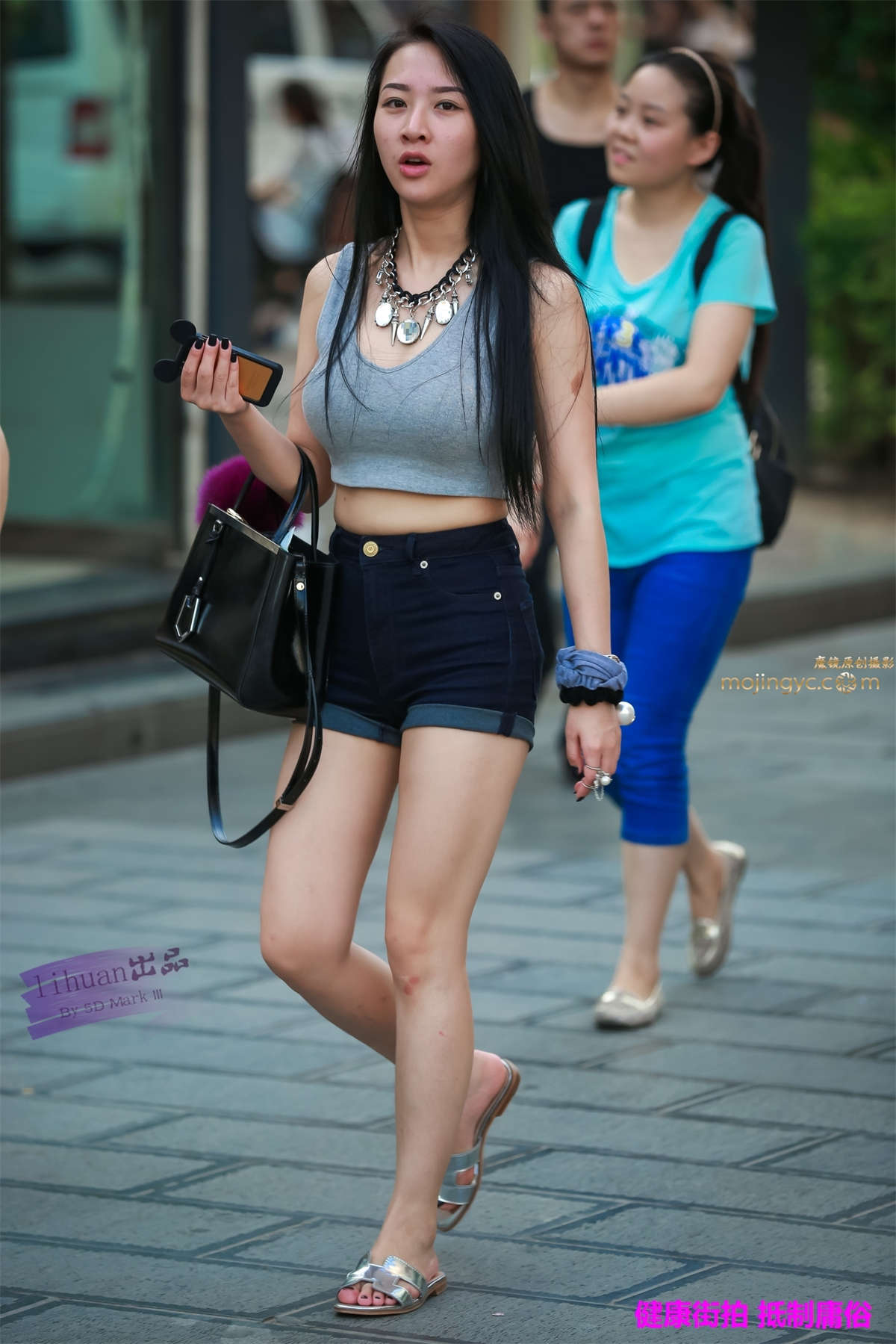 图片[2]-李欢原创-短裤，美女（13P）-日更街拍