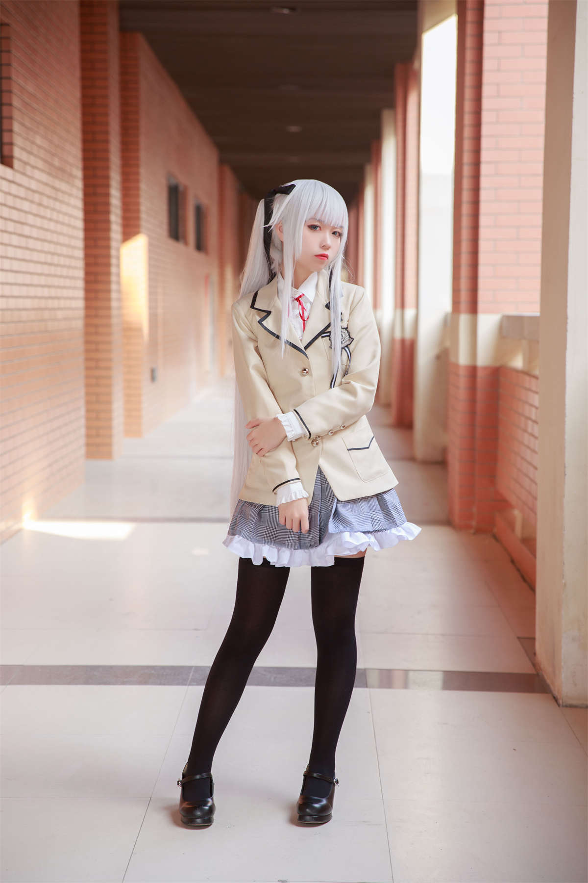 G44不会受伤 NO.39 雾枝校服-日更街拍