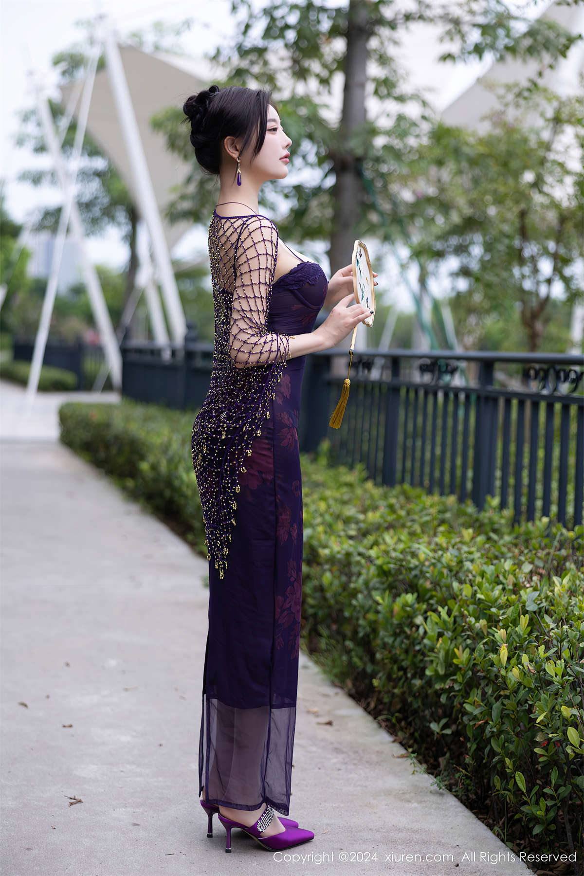 图片[2]-Xiuren秀人网 2024.08.30 NO.9092 杨晨晨Yome-日更街拍