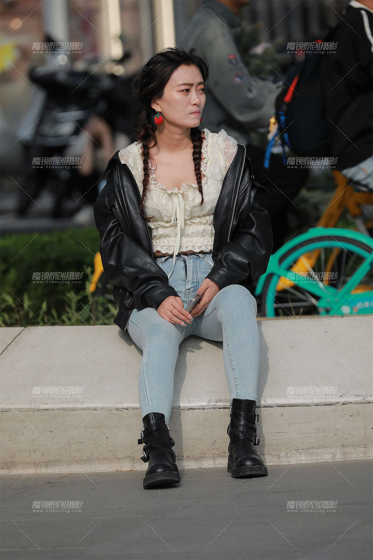 图片[2]-浅蓝牛仔裤女友-日更街拍