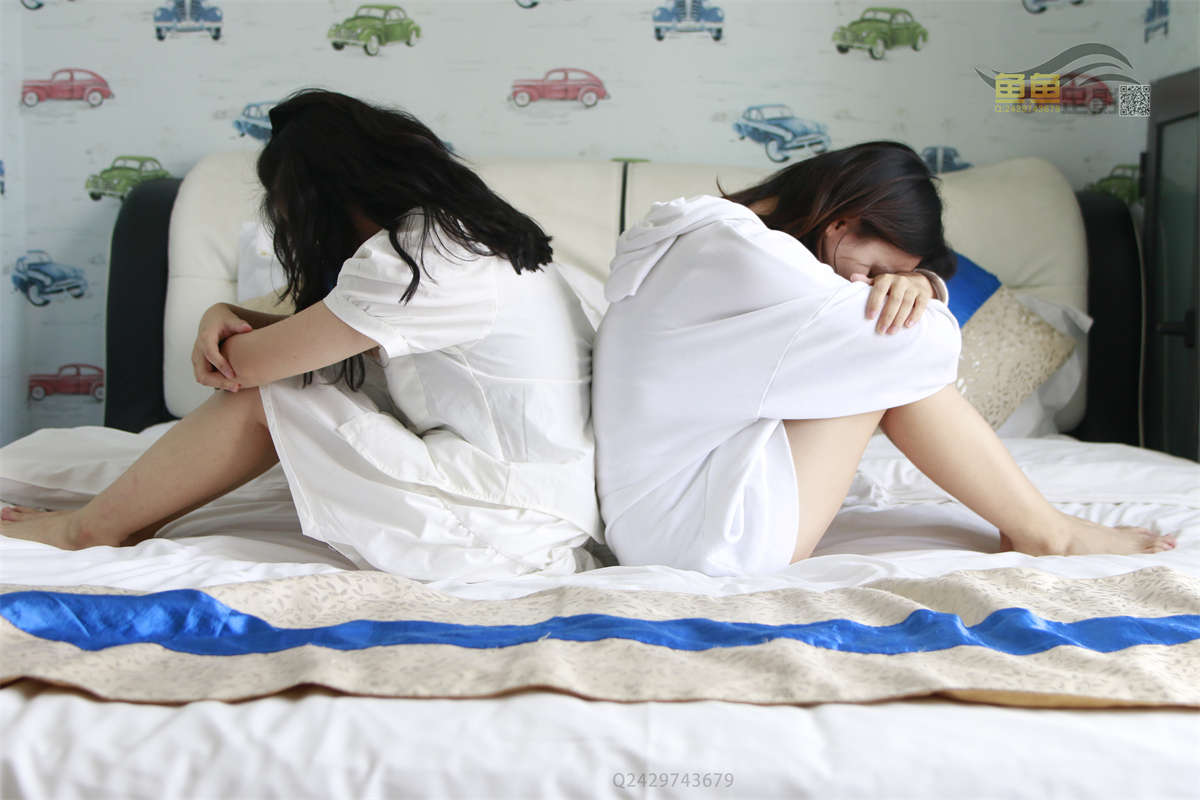 图片[2]-鱼鱼足影No.077 双胞胎姐妹-日更街拍