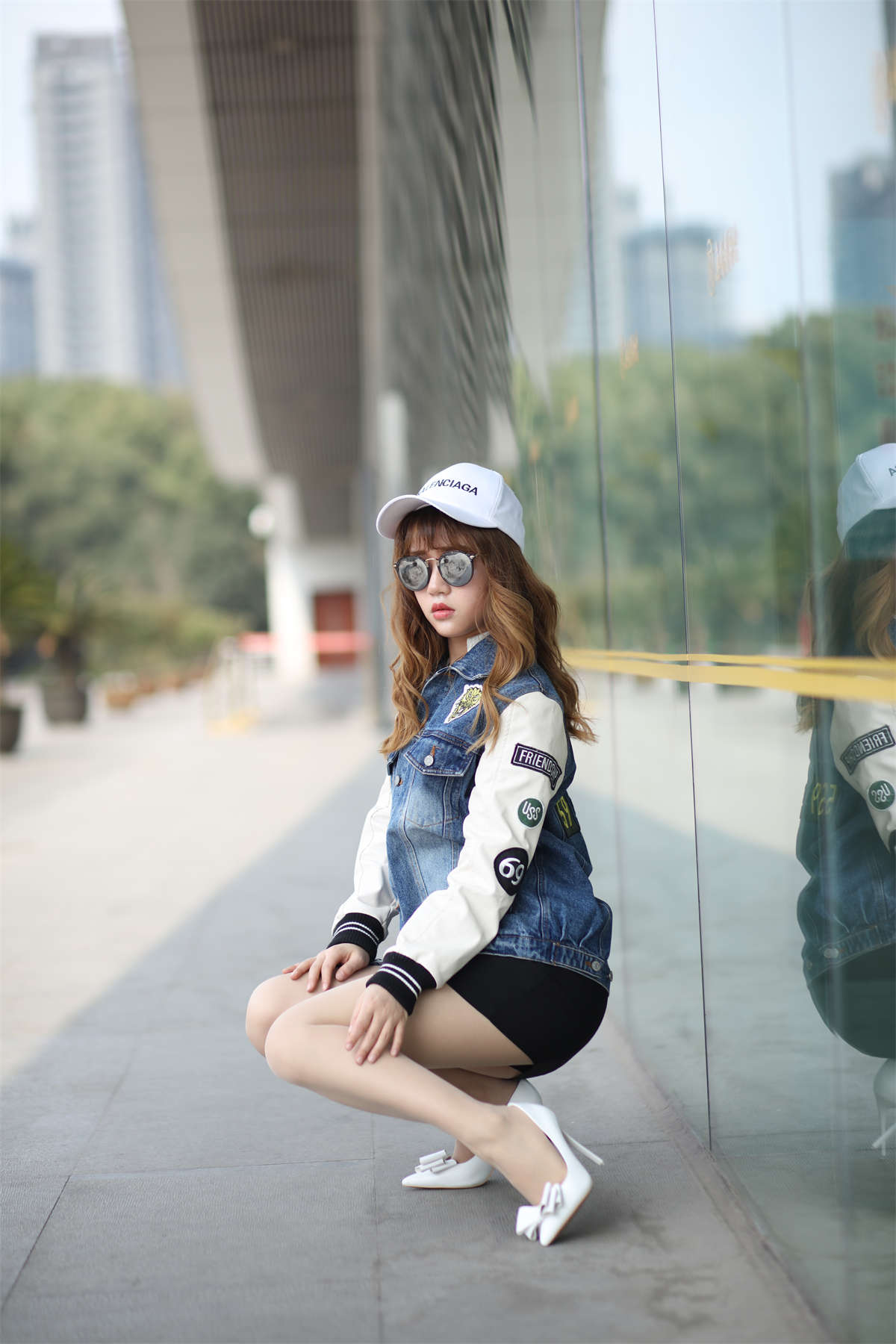 图片[2]-奈丝写真 NO.093 高高-冷热都要露腿 不露是不可能的-日更街拍