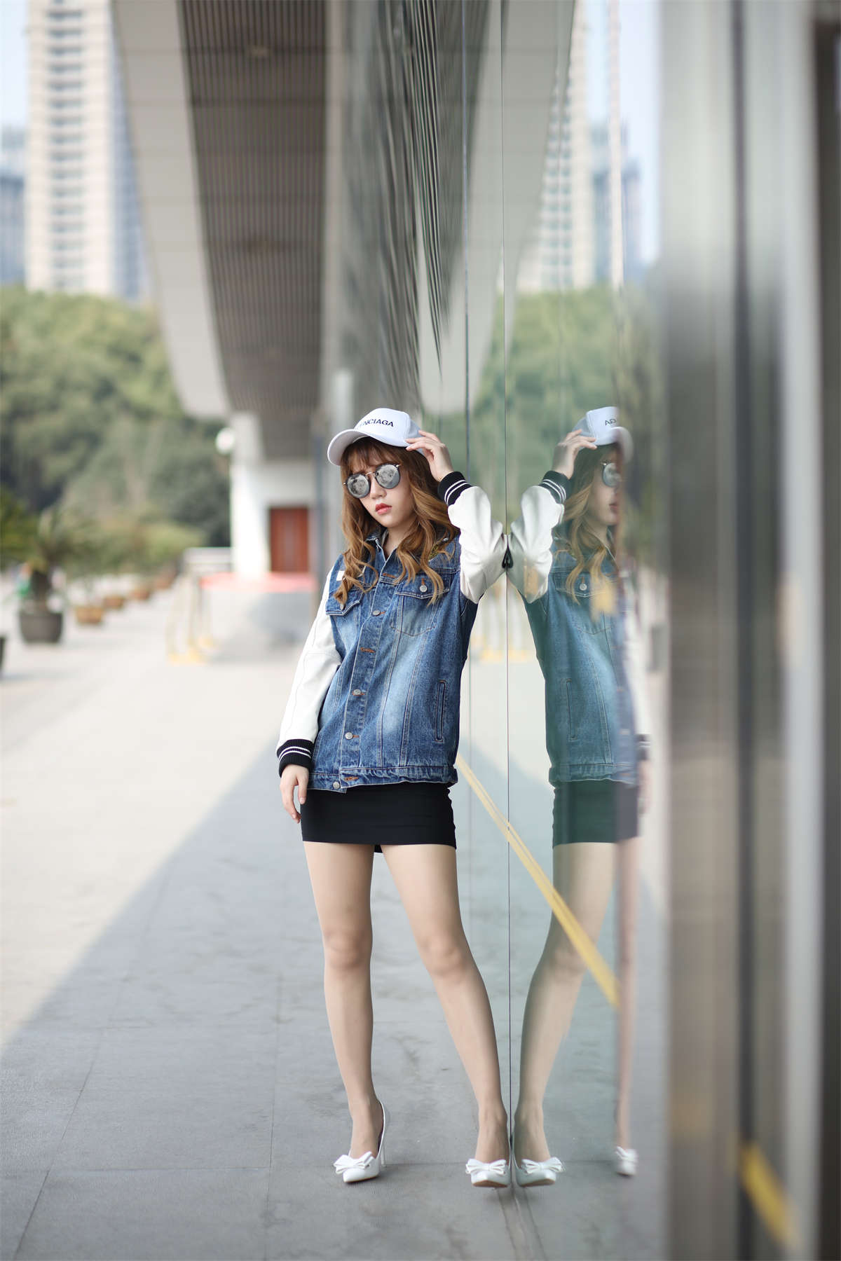 奈丝写真 NO.093 高高-冷热都要露腿 不露是不可能的-日更街拍