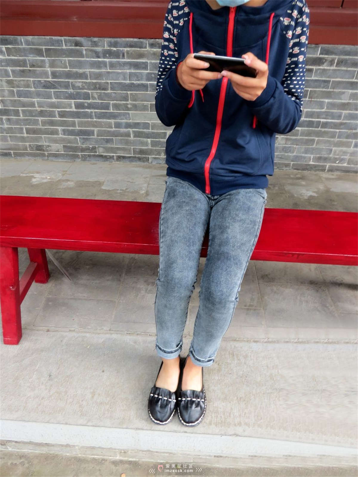 图片[2]-MZSOCK-2018 No.22 可爱蘑菇口罩妹头小萝莉皮鞋小船袜【第三季】-日更街拍