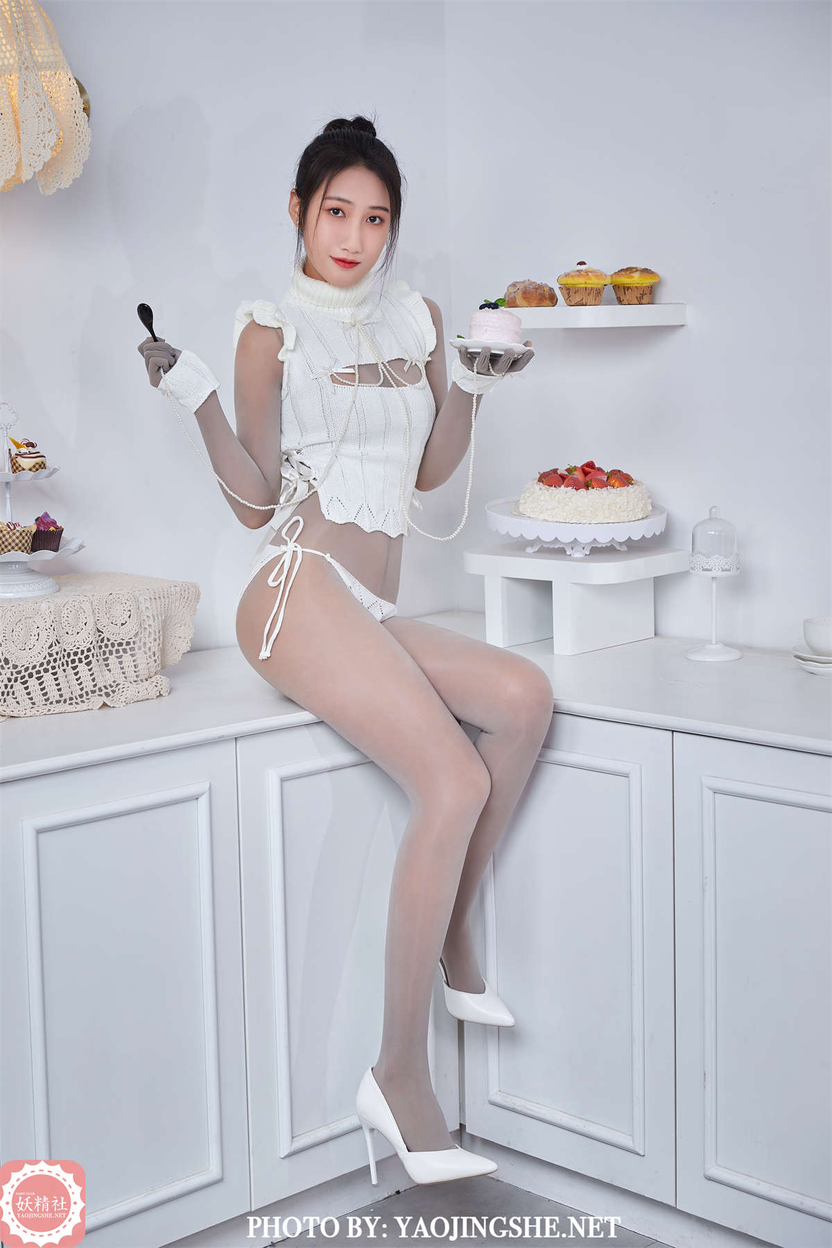 FAIRY CLUB妖精社 2021.05.01 B2107 思文 连身五指袜小公主-日更街拍