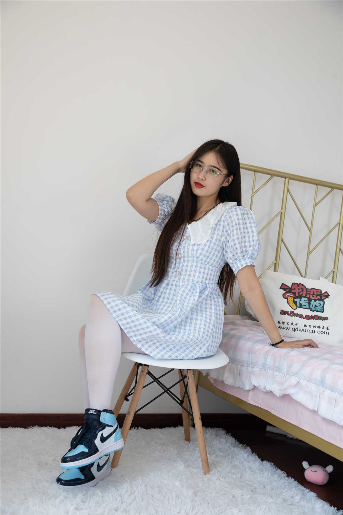 图片[2]-物恋传媒487期：菲菲-青春剪影-日更街拍