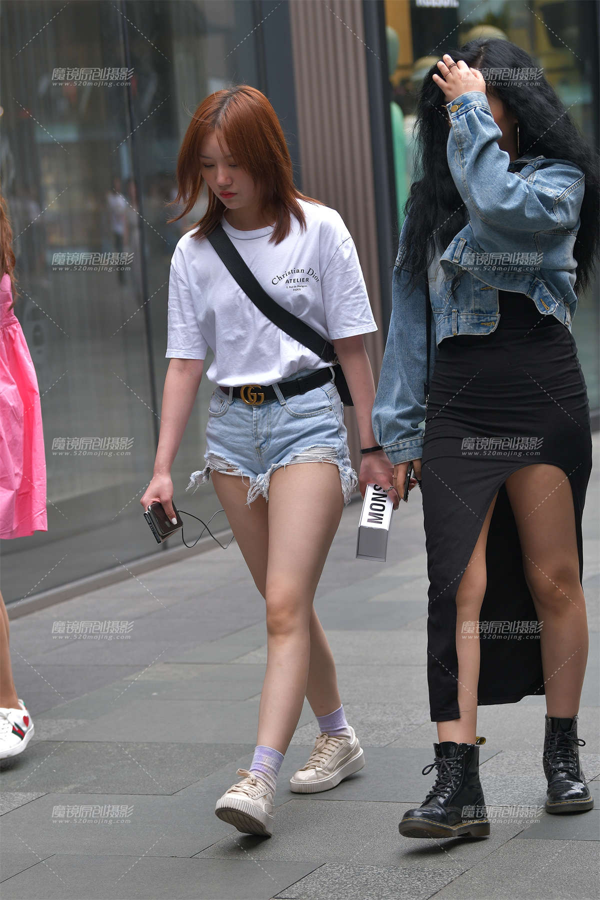 热裤美月牙~-日更街拍