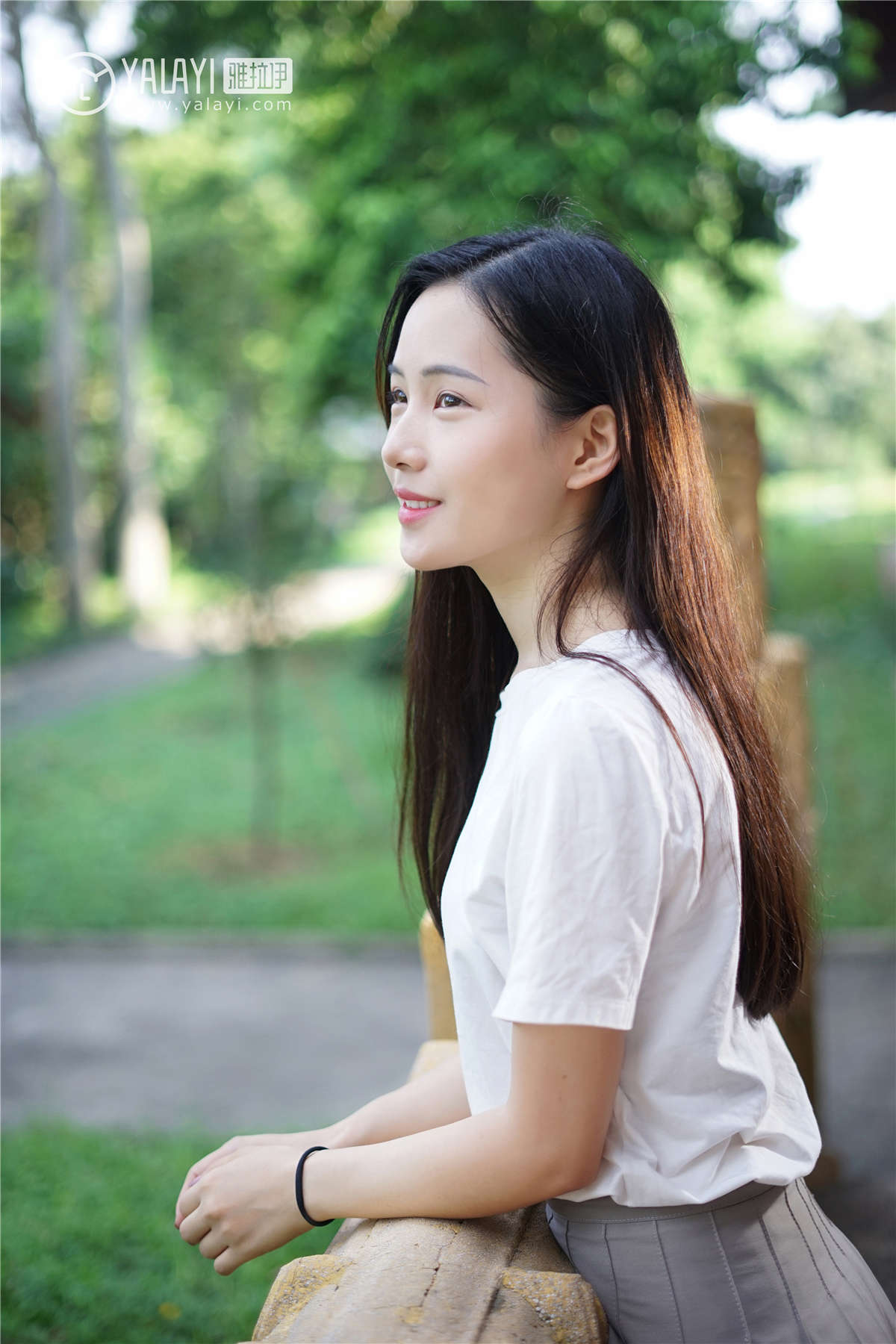 YALAYI雅拉伊NO.027 校园邂逅 卡柔-日更街拍