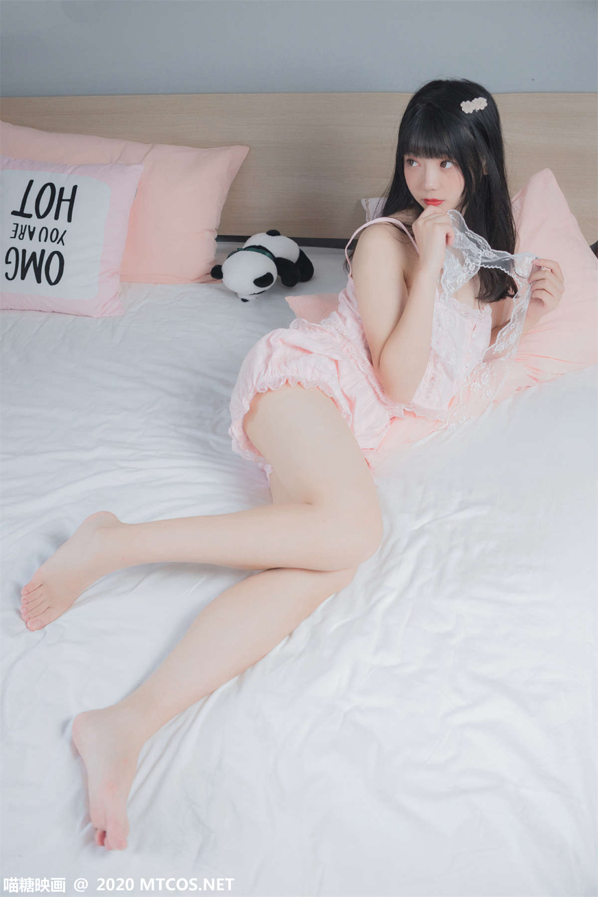 喵糖映画 VOL.217 粉色夏日-日更街拍