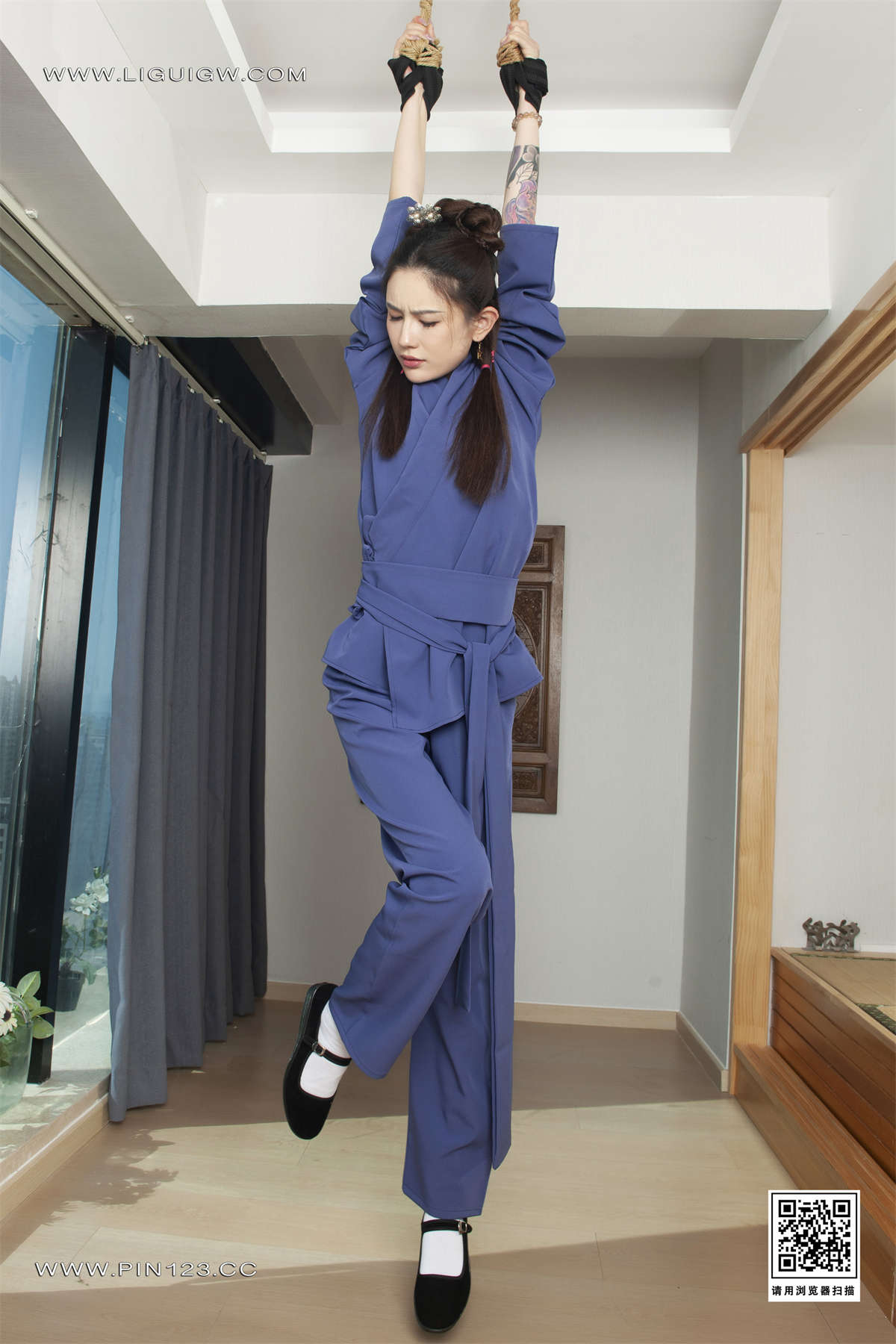 图片[2]-Ligui丽柜 2024.10.04  吊虐闺秀 甜甜-日更街拍