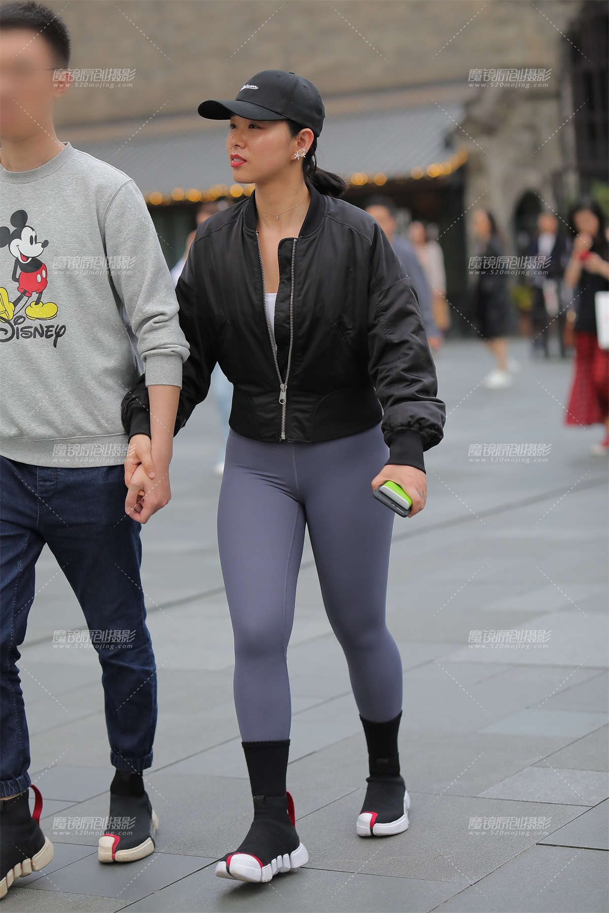 【凯恩赛贴】丰满瑜伽裤-日更街拍