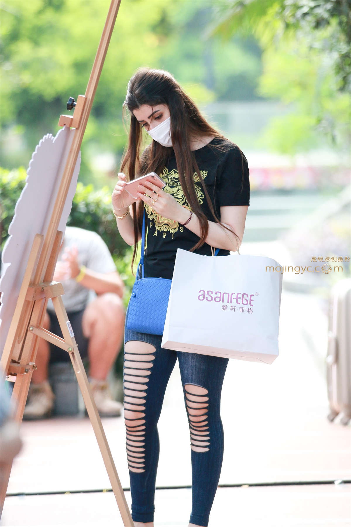 图片[2]-紧到窒息的巨臀-日更街拍