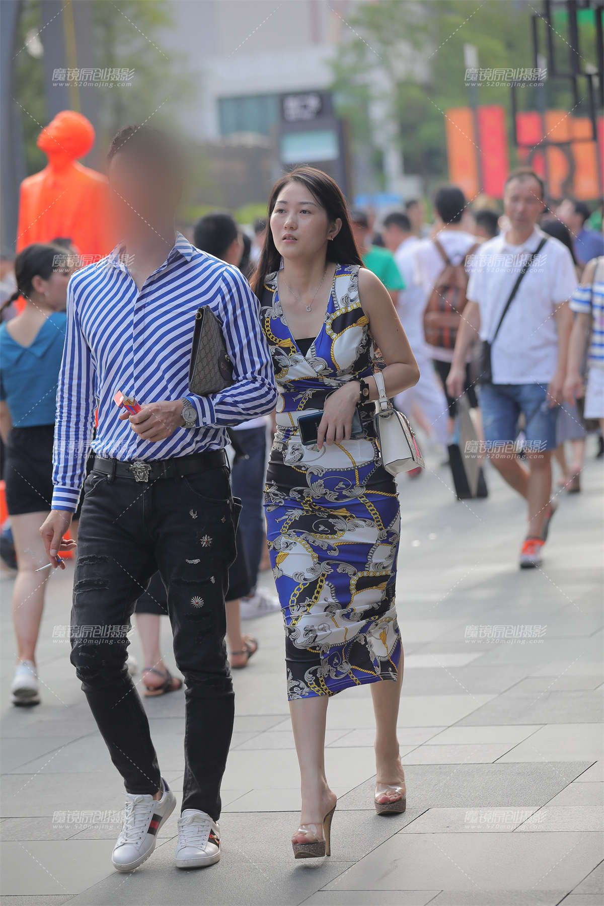 浪花裙-日更街拍