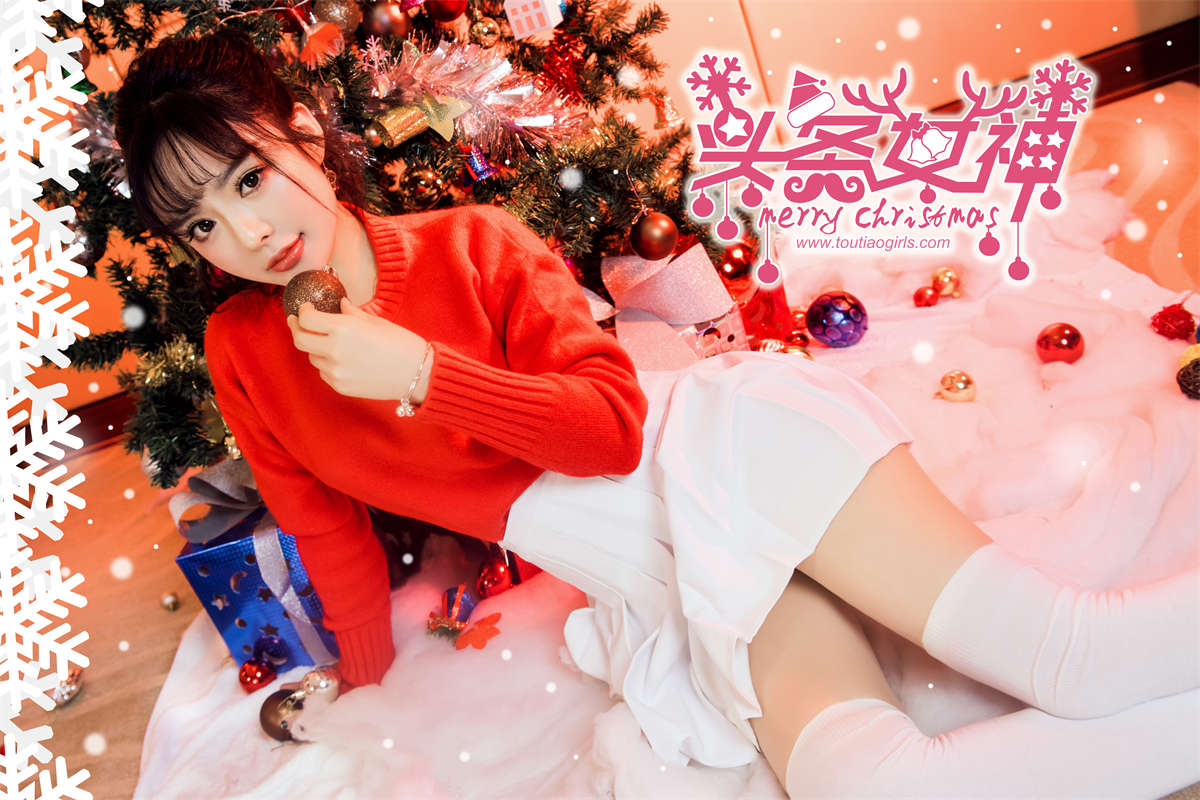 TouTiao头条女神 2017.12.24 周熙妍&白甜 2017圣诞节2-日更街拍
