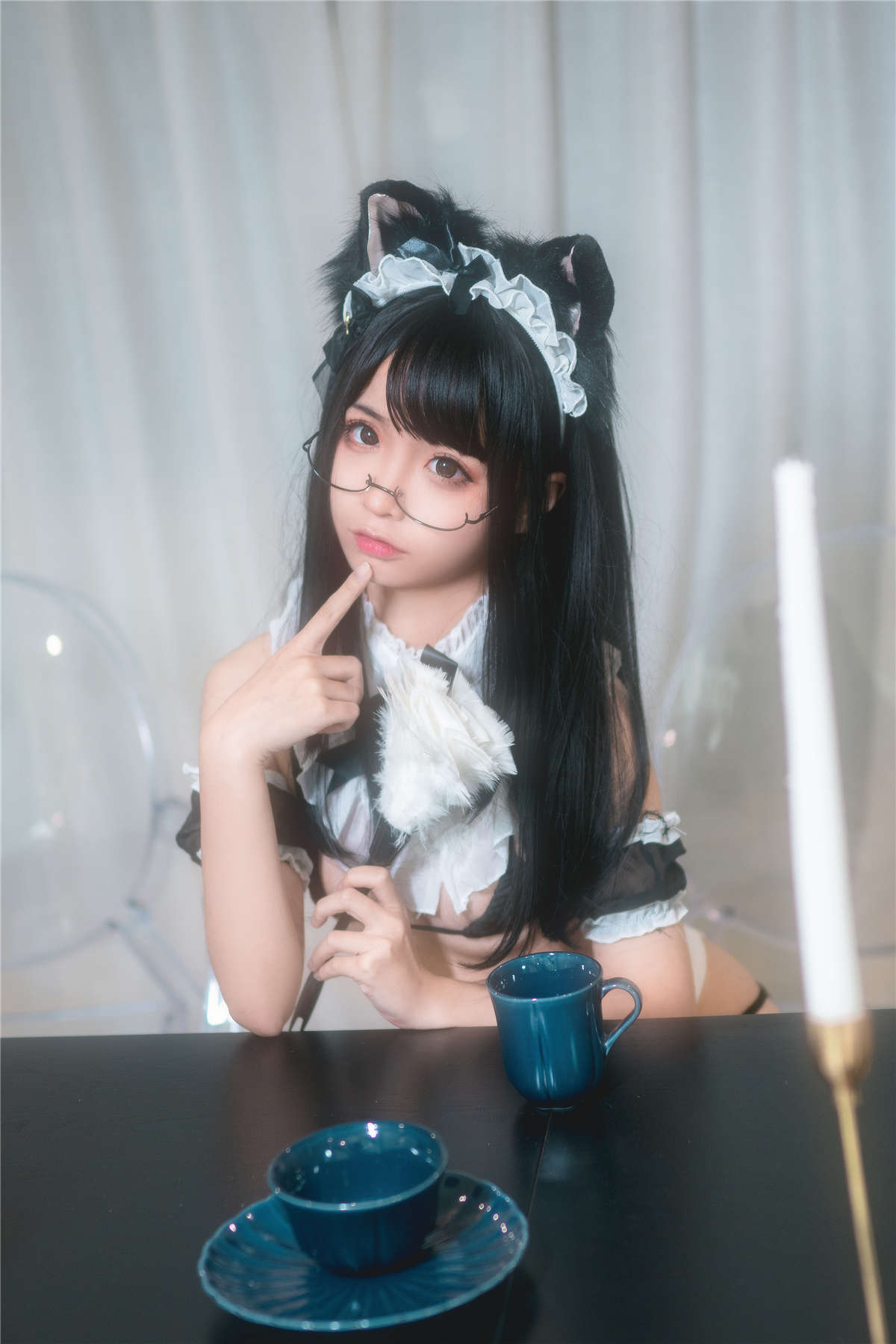 图片[2]-知名动漫博主-蠢沫沫 猫耳女仆-日更街拍