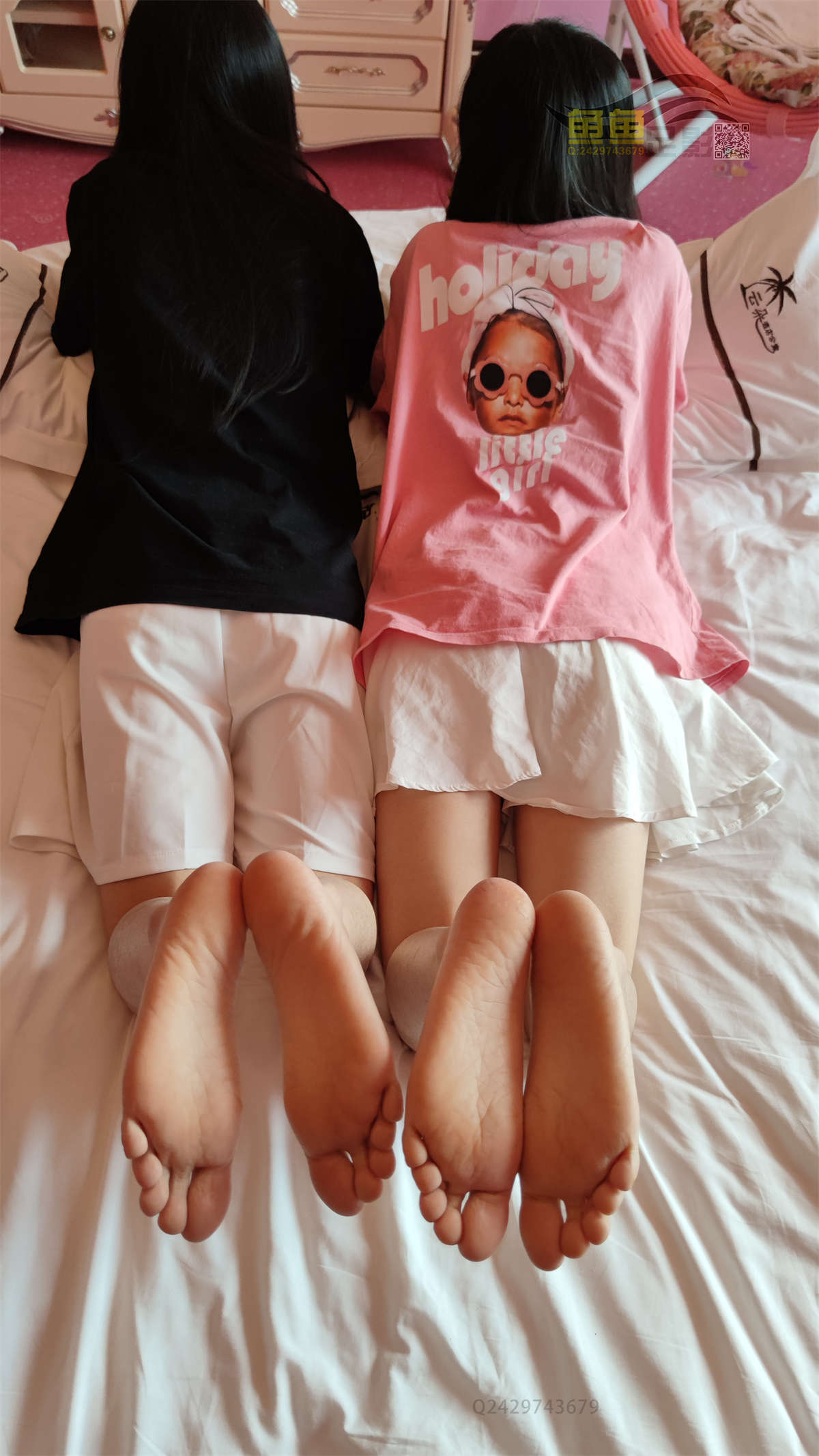 图片[2]-鱼鱼足影No.091 心动姐妹花-日更街拍