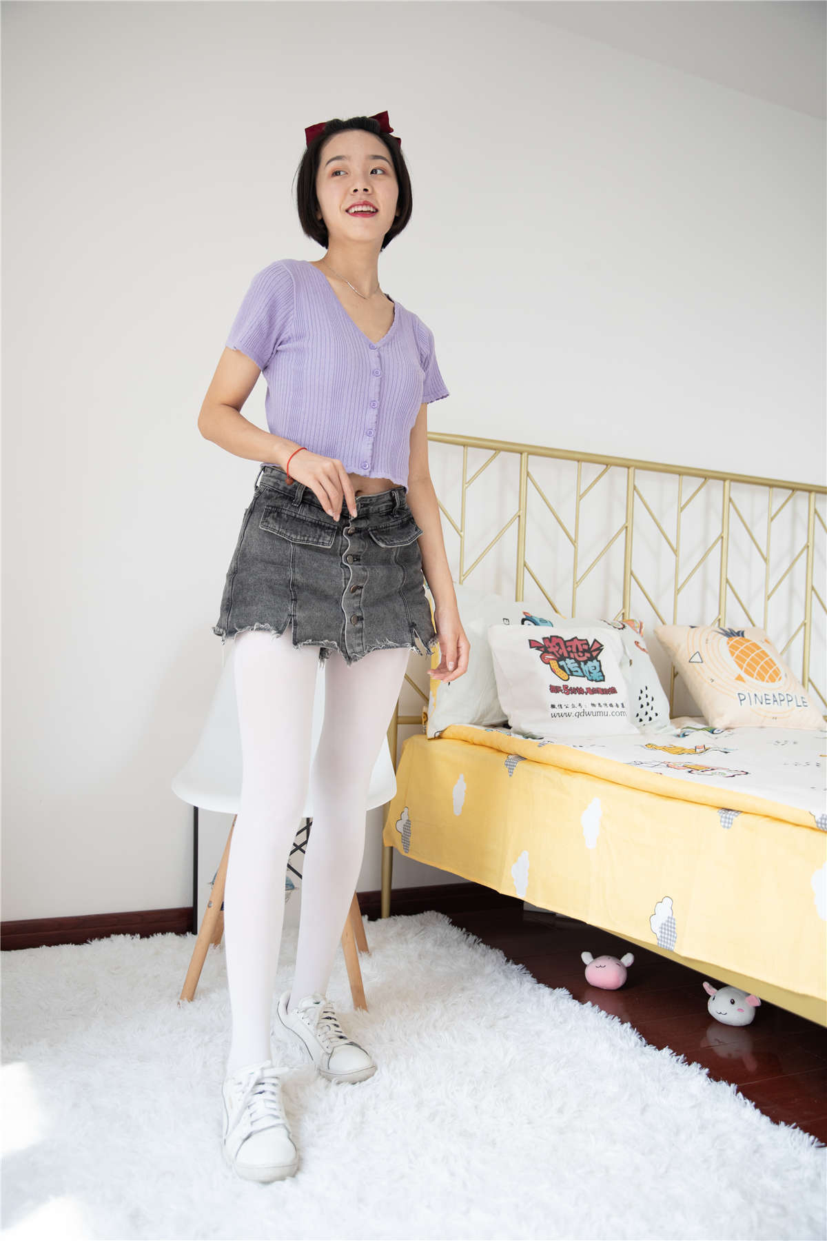 物恋传媒534期：小飞-紫色太阳雨-日更街拍