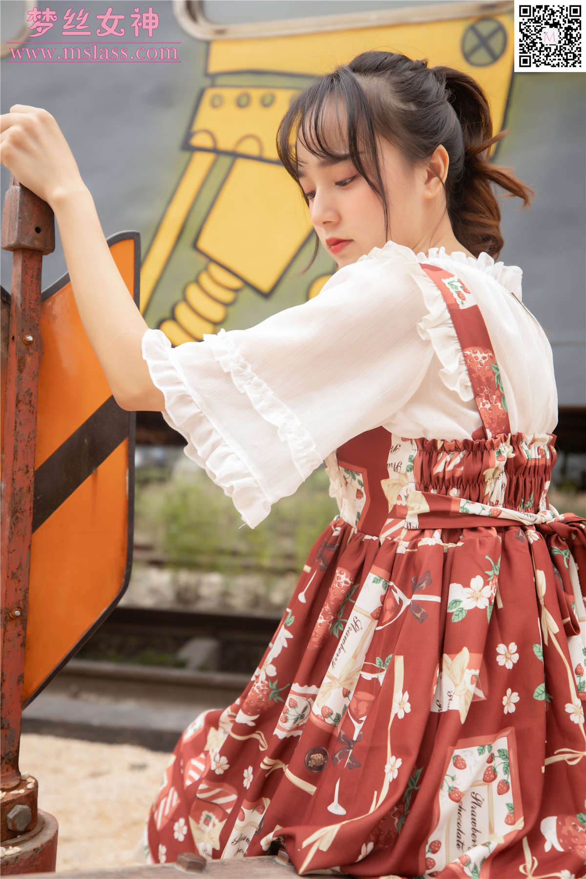 图片[2]-2019.10.27 玥玥 白色洛丽塔-日更街拍