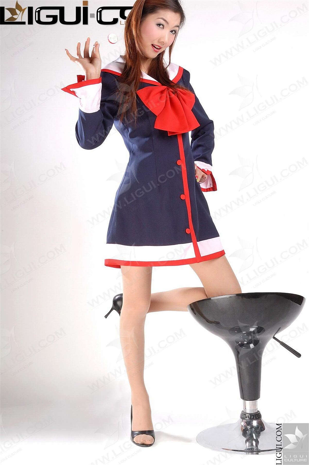 Ligui丽柜 20080818 丝丝 学生年代的青春幻想-日更街拍