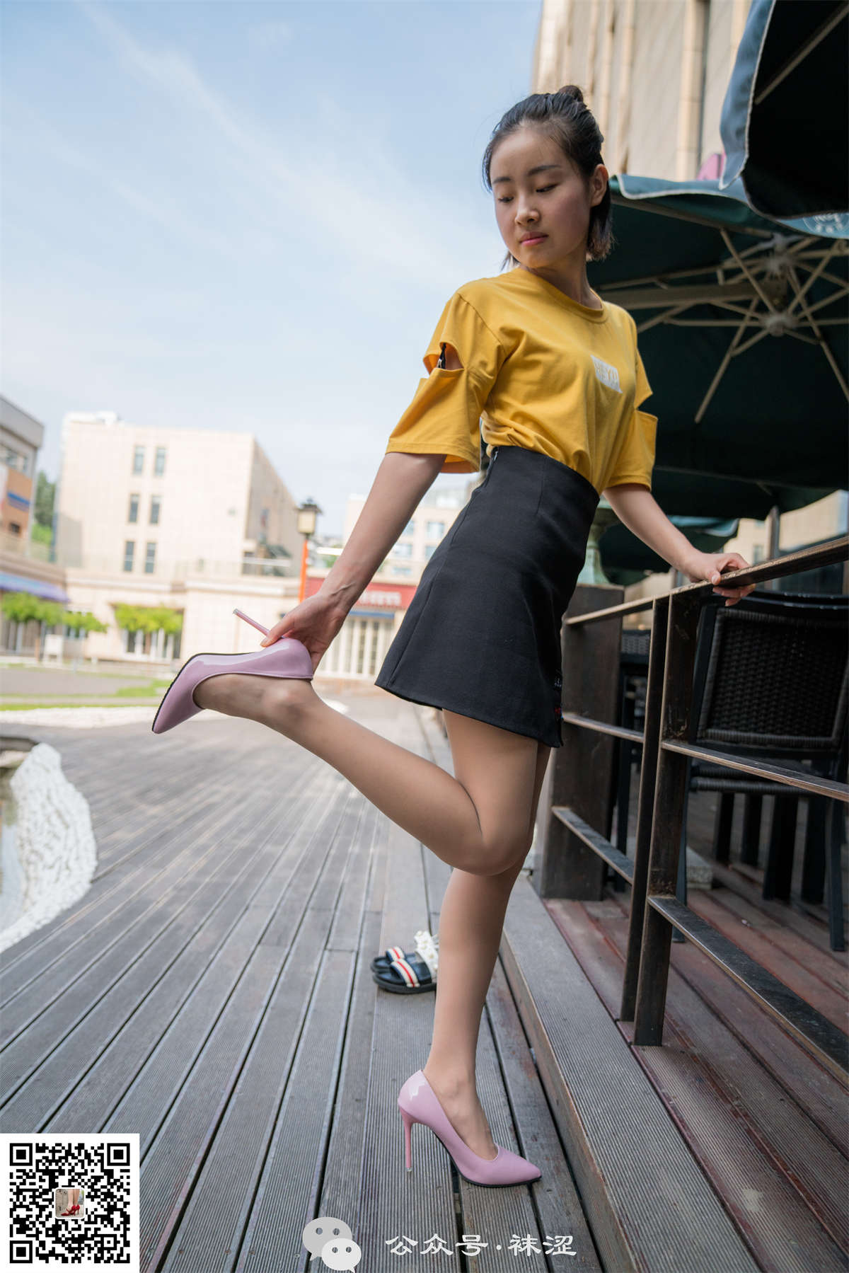 袜涩写真 VOL.005 小丽漫咖啡-日更街拍