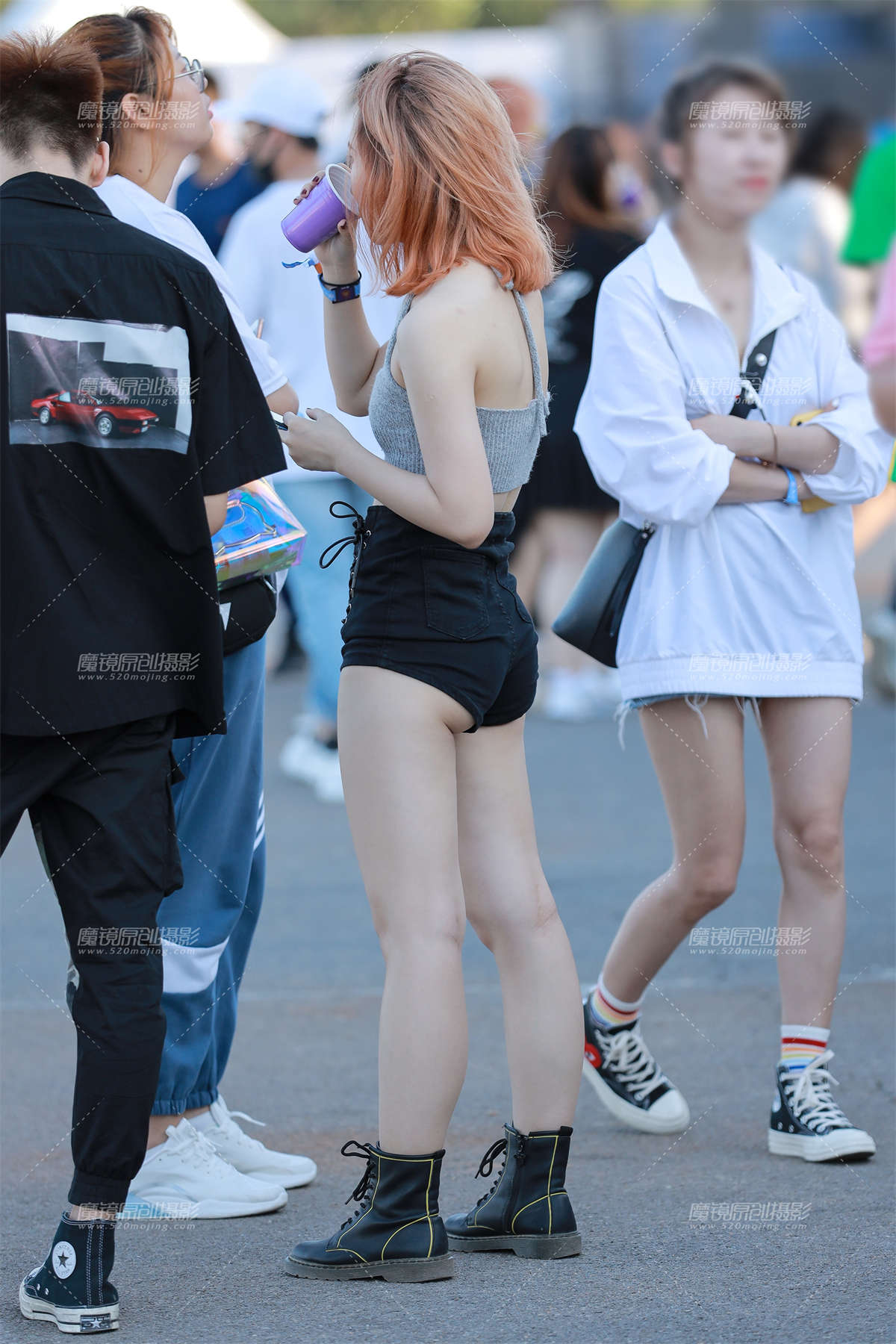 图片[2]-【小默赛帖】第1378篇★热裤美女★-日更街拍