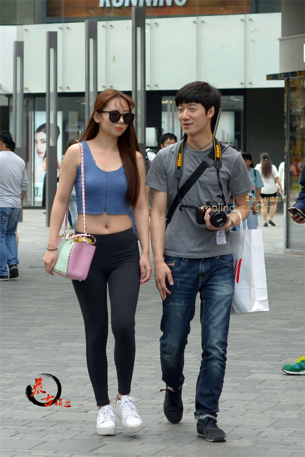 图片[2]-10-30 紧身裤，漏脐装-日更街拍