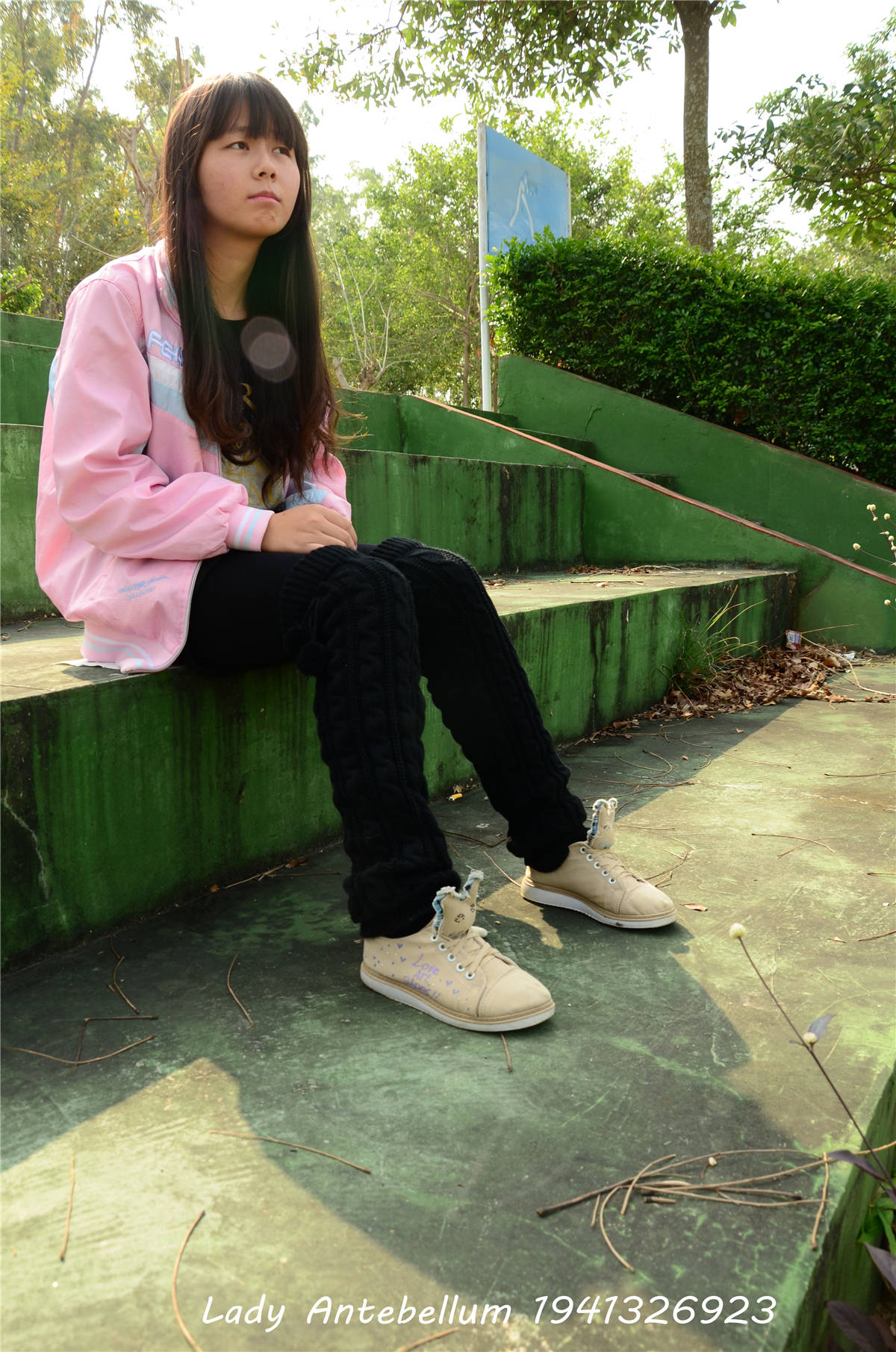 图片[2]-[战前女神] 美腿棉袜女神级摄影套图 017-日更街拍