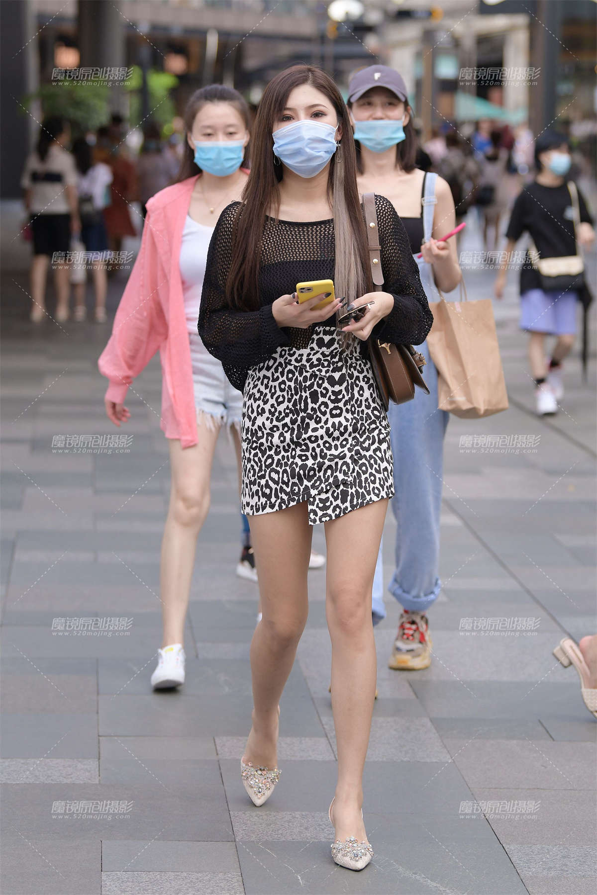 美腿高跟闺蜜-日更街拍