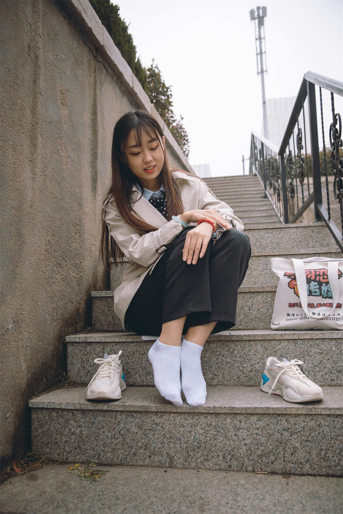 物恋传媒 NO.730期 喵喵-春雨潇潇-日更街拍