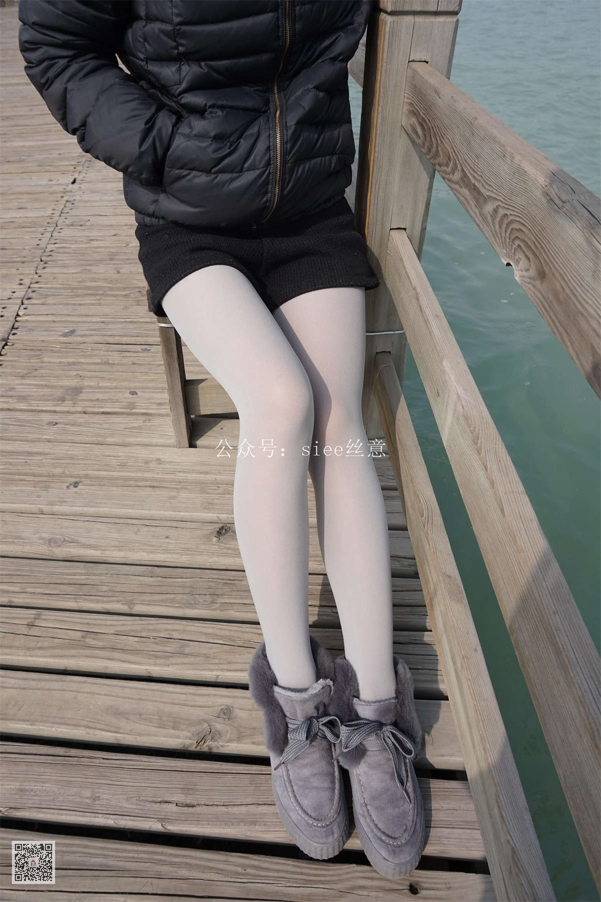 图片[2]-SIEE丝意 NO.053 琦琦 灰丝系列-日更街拍