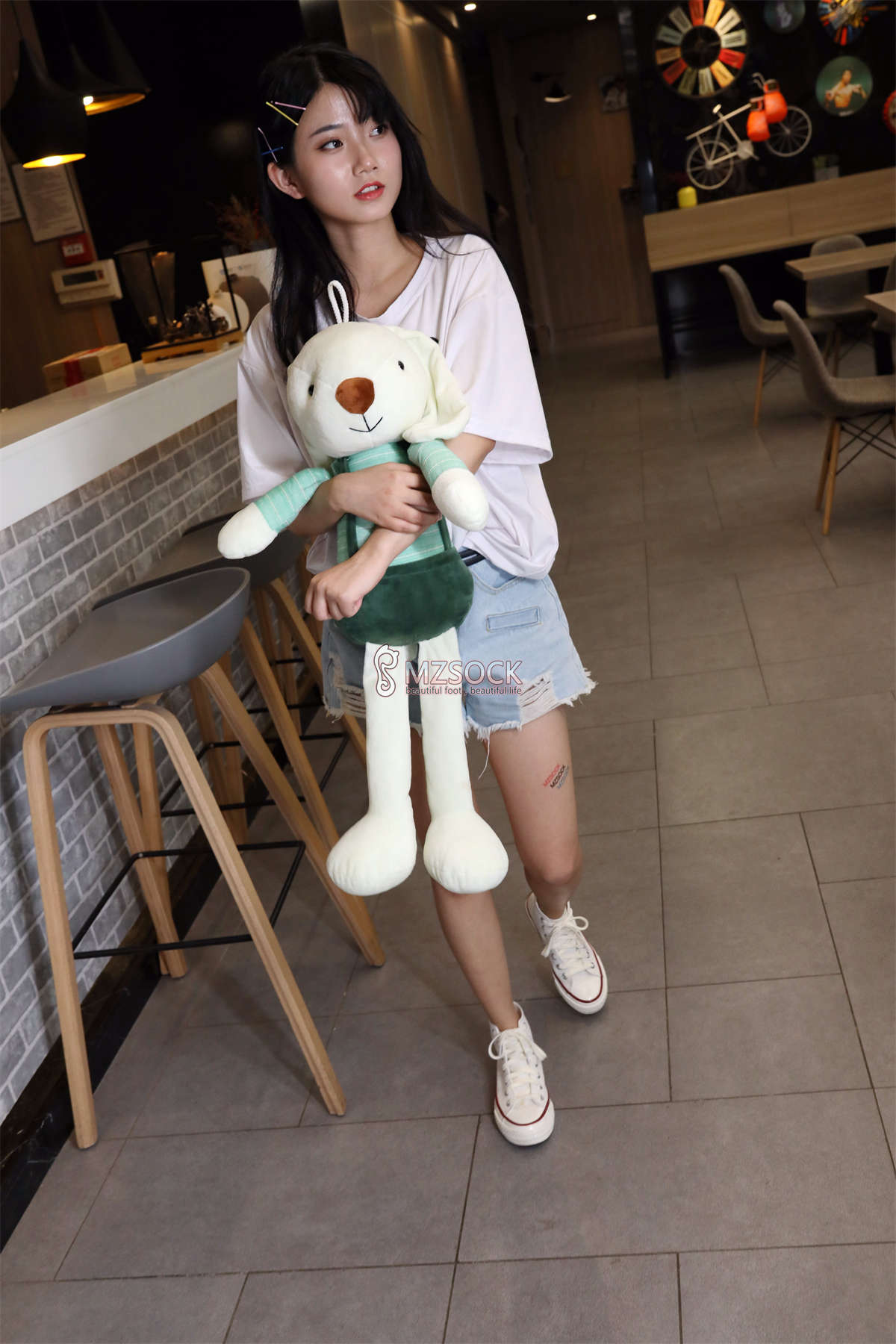 图片[2]-MZSOCK-2019 NO.034 小爽-日更街拍