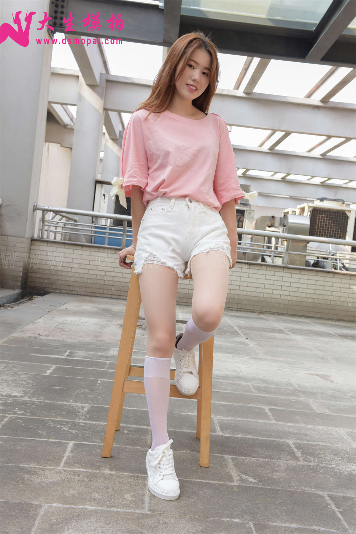 图片[2]-大生模拍 NO.143 文静 抖音网红丝 肉丝+白丝-日更街拍