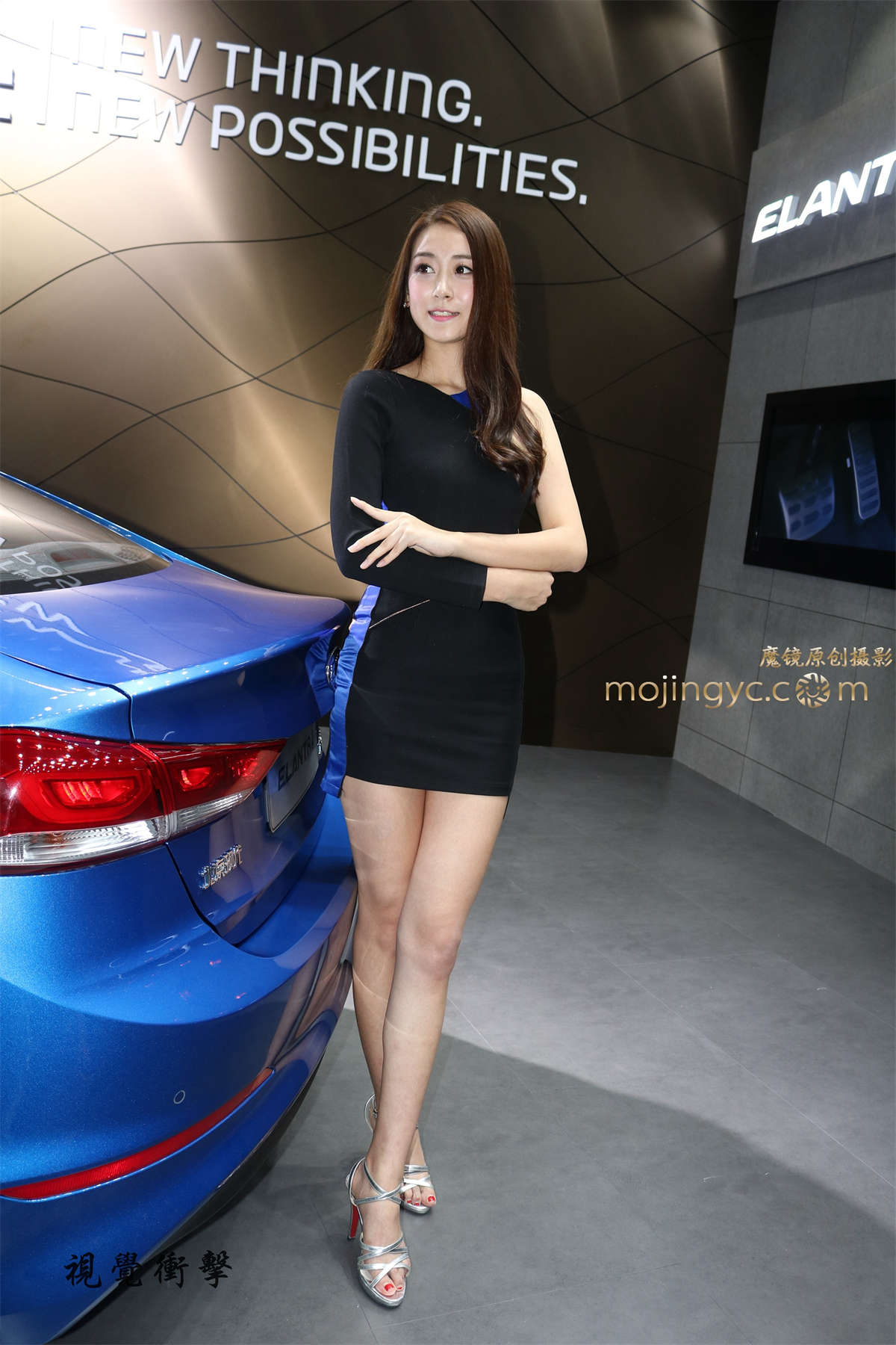 图片[2]-清纯靓丽车模-日更街拍