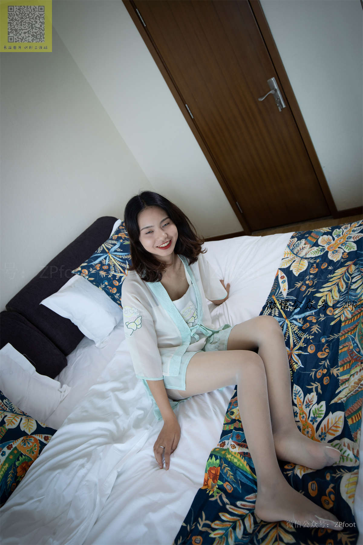 图片[2]-LSS山茶摄影 NO.143 汉服白丝-日更街拍