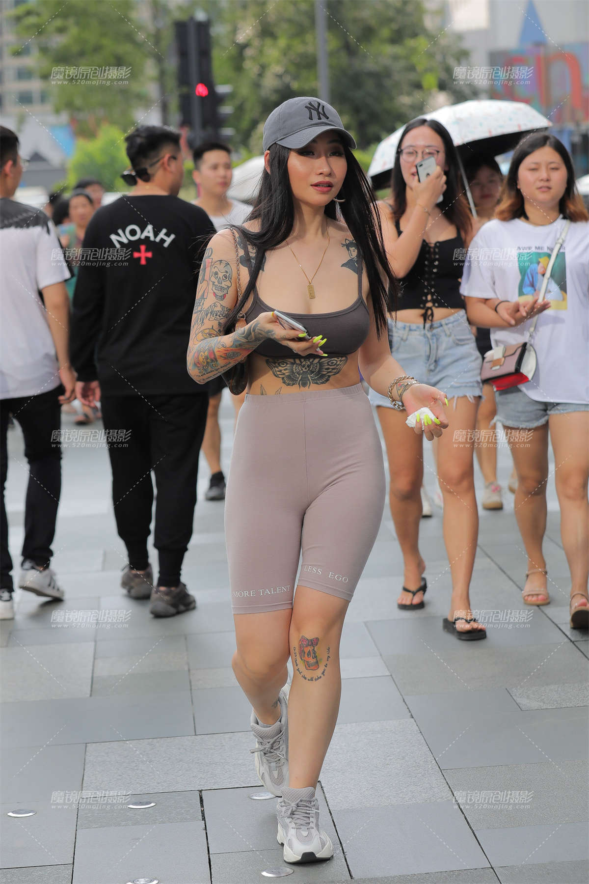 【凯恩赛贴】酷酷的纹身范儿-日更街拍