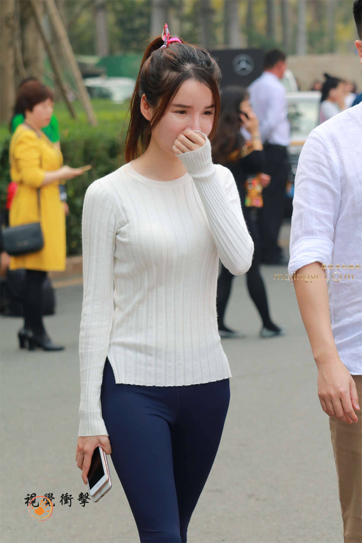 曲线美 紧身运动裤 【15p-日更街拍