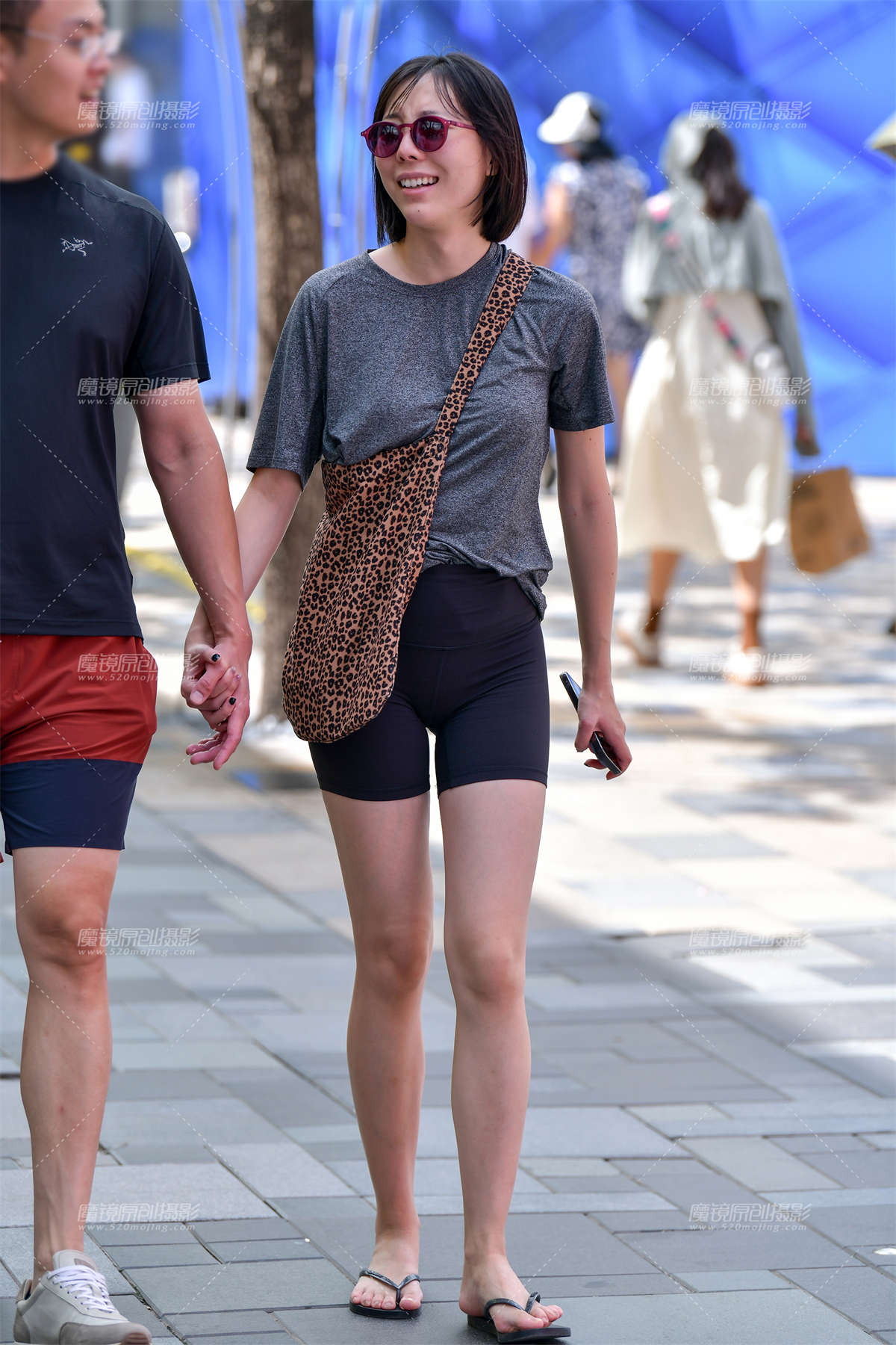 图片[2]-★瑜伽紧身运动短裤美女-日更街拍