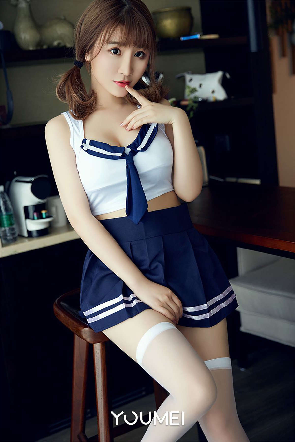 YouMei尤美 2018.10.16 VOL.066 学妹の情窦初开 绯月樱-Cherry插图1