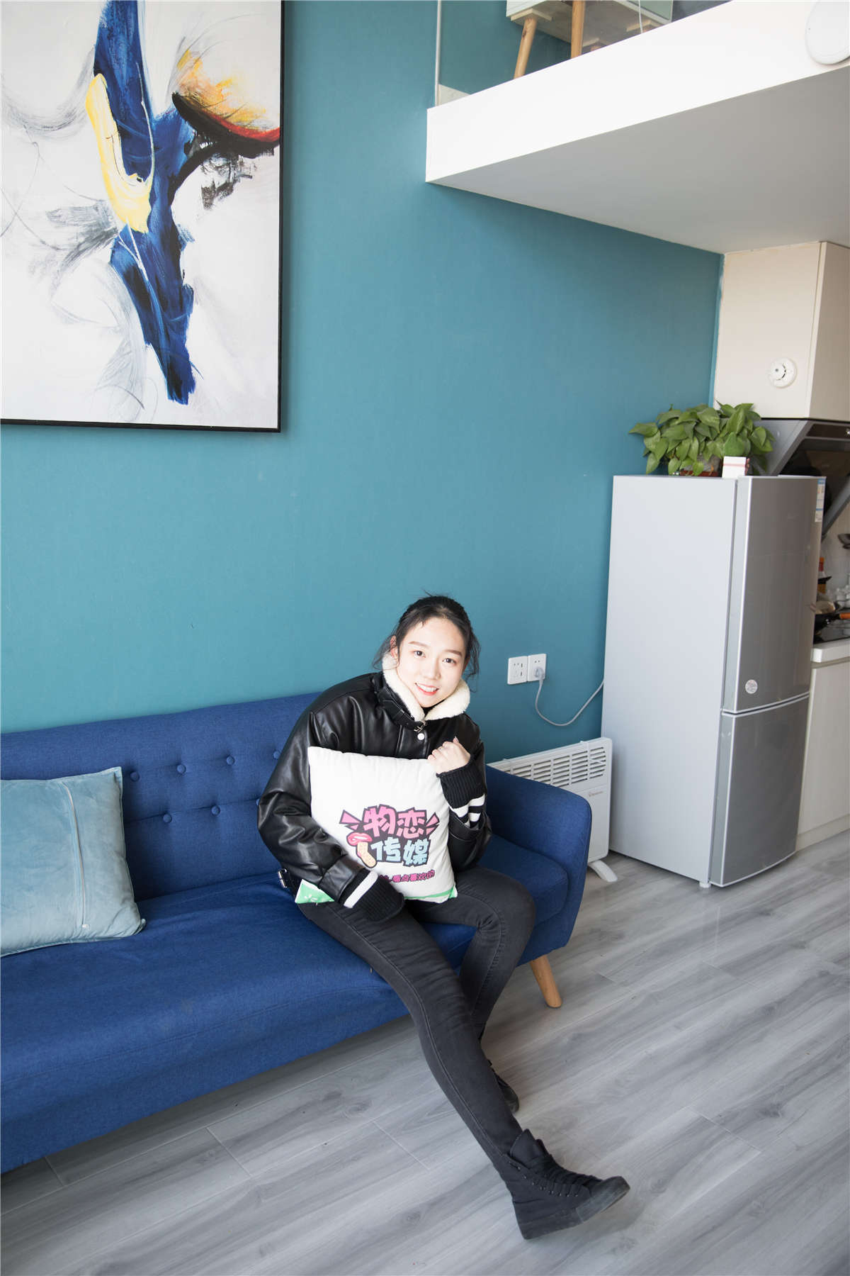 图片[2]-物恋传媒No.114期：豆豆-酷酷的女生隐藏的羞涩-日更街拍