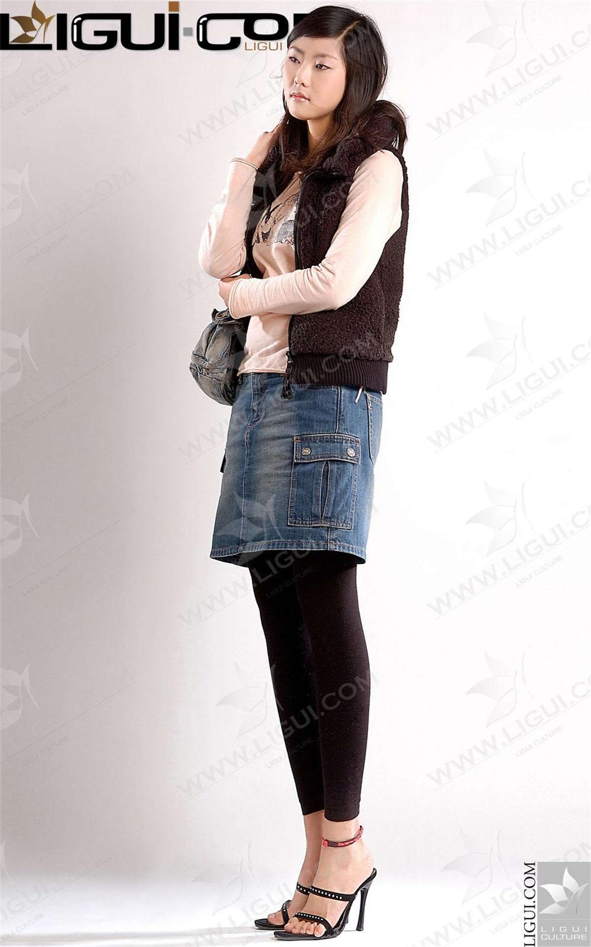 图片[2]-Ligui丽柜 20080830 张迪 牛仔短裙玩飘逸-日更街拍
