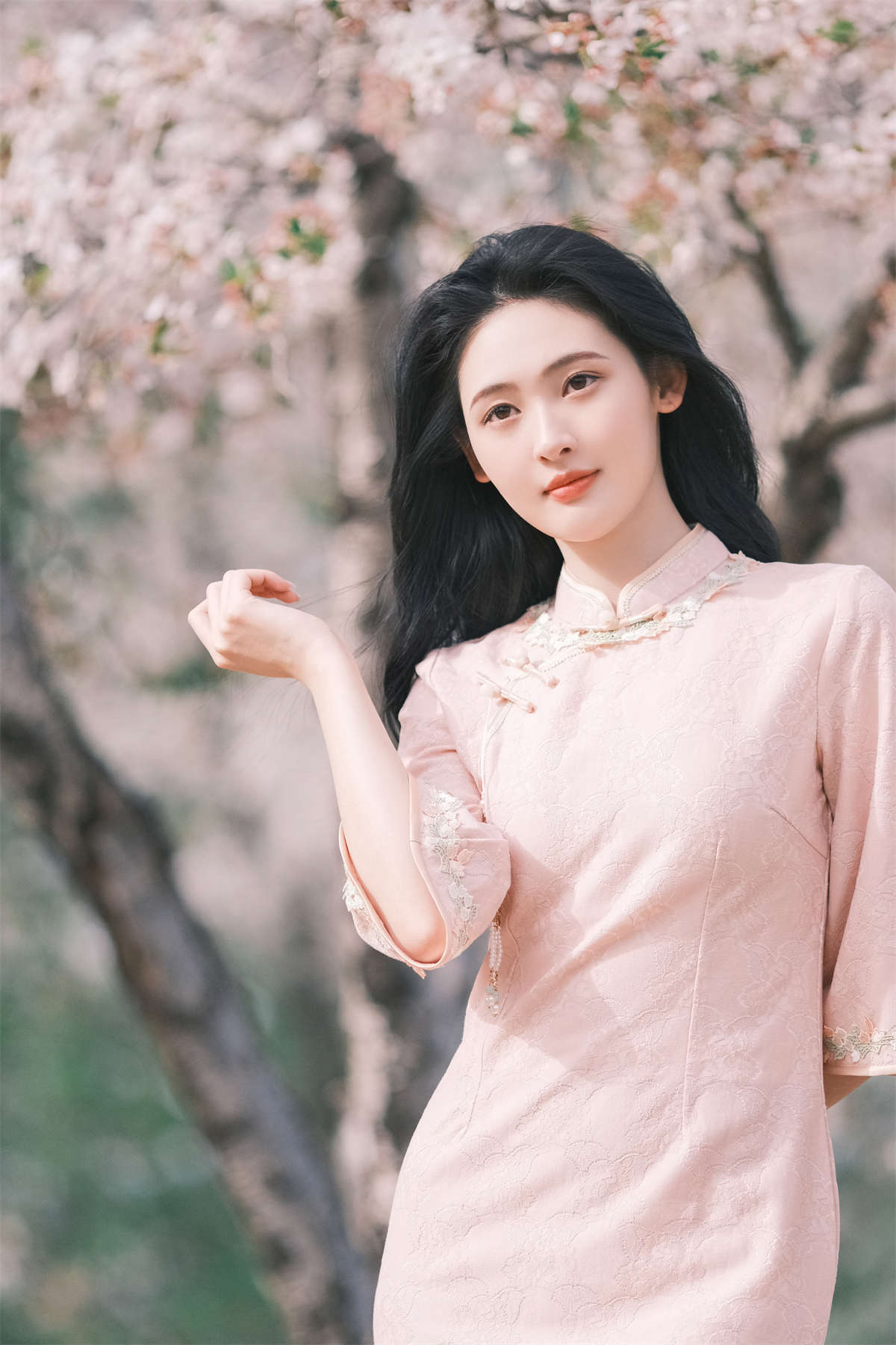 YITUYU艺图语 2024.05.28 樱吹雪 豌豆雀斑少女插图1