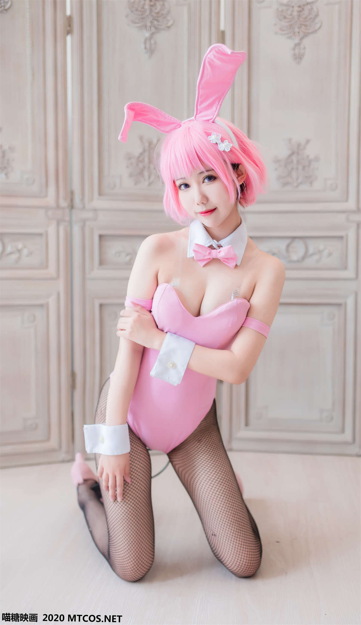 喵糖映画 TML.003 梦梦兔女郎-日更街拍