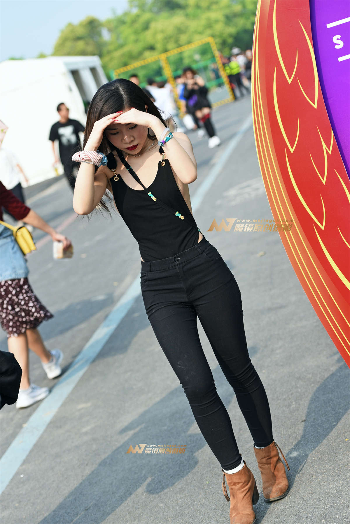 【咔喳赛贴】清凉装扮-日更街拍