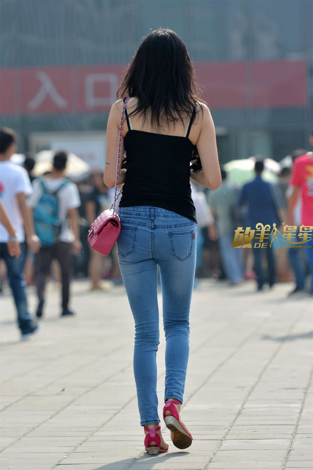 【放羊的星星】丰满牛仔【14P】-日更街拍